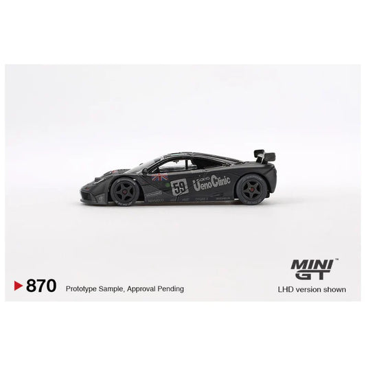 MiniGT McLaren F1 GTR #59 1995 Le Mans 24 hrs Winner Post-Race Weathered