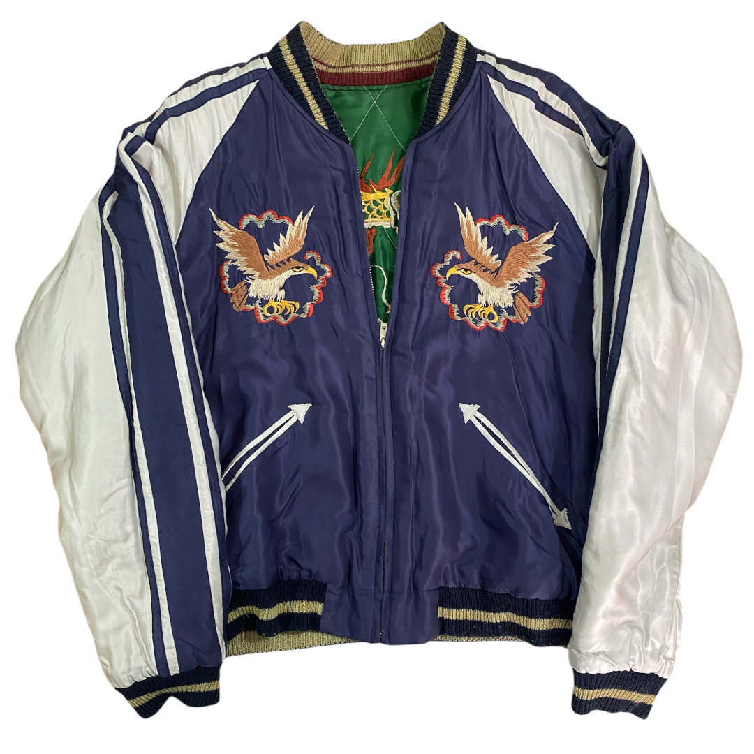 Tailor Toyo Tiger and Dragon /  45th Tactical Squadron Reversible Sukajan Jacket