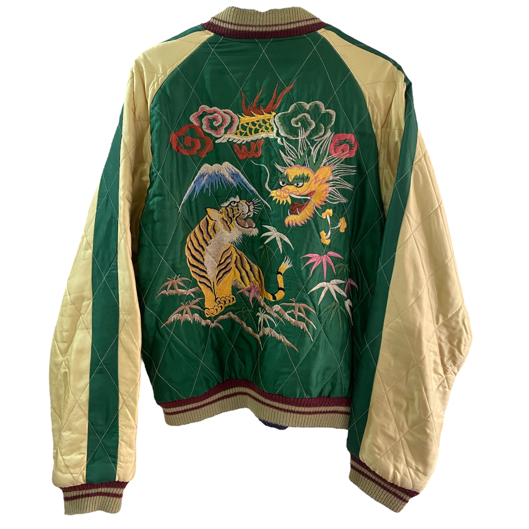 Tailor Toyo Tiger and Dragon /  45th Tactical Squadron Reversible Sukajan Jacket