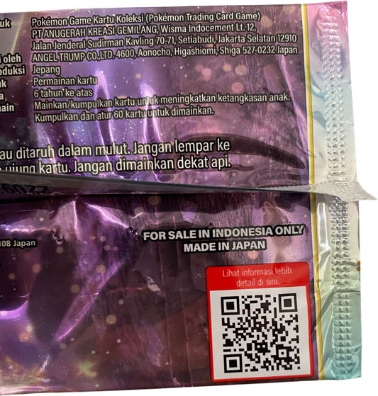 Pokemon Pengamat Waktu (Time Gazer) Indonesian Booster Pack