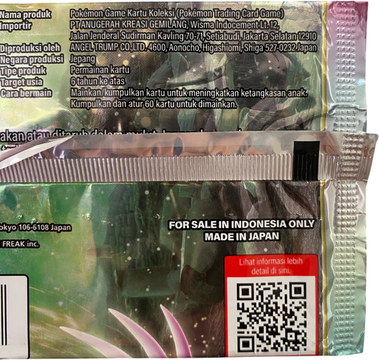 Pokemon Penyulap Ruang (Space Juggler) Indonesian Booster Pack