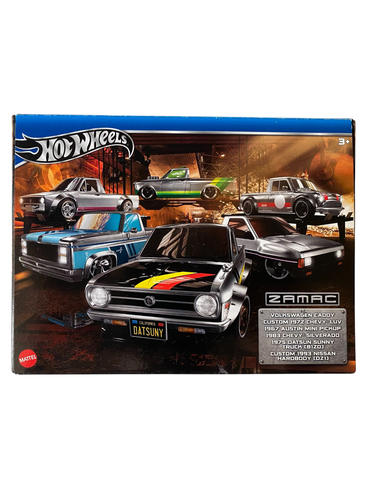 Hotwheels Silver Series ZAMAC 6 Pack (2024) Metal/Metal