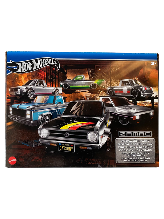 Hotwheels Silver Series ZAMAC 6 Pack (2024) Metal/Metal