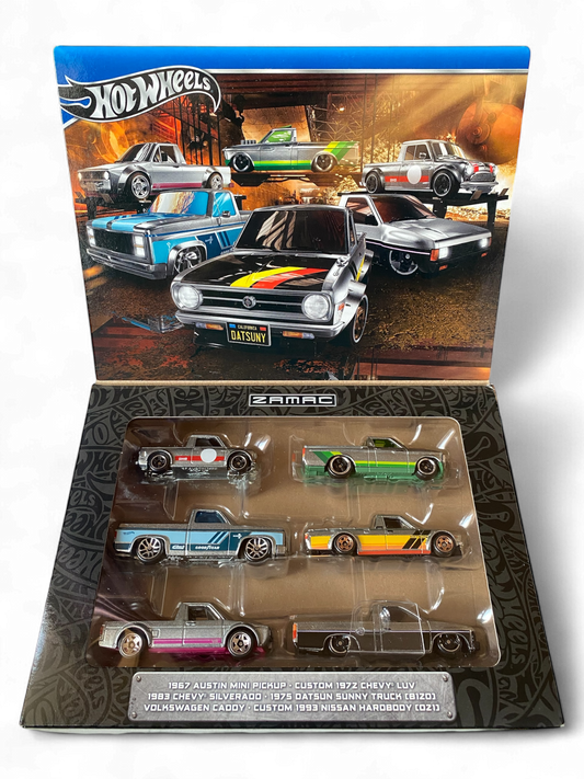 Hotwheels Silver Series ZAMAC 6 Pack (2024) Metal/Metal