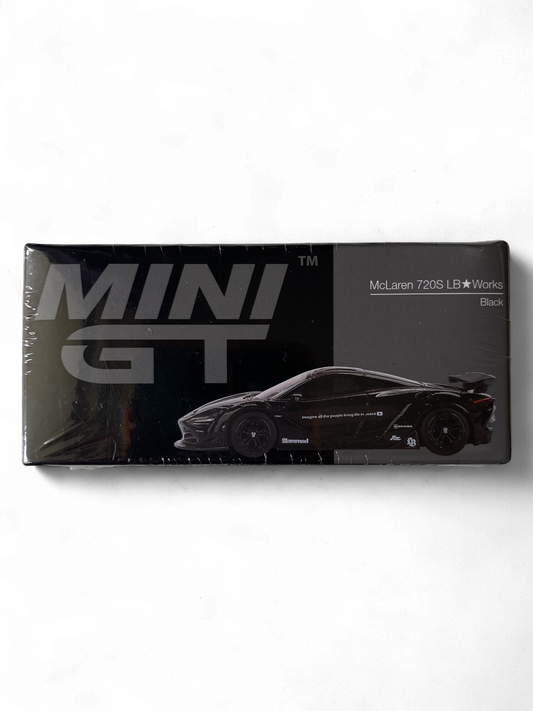 MiniGT McLaren 720S LB-Works Black