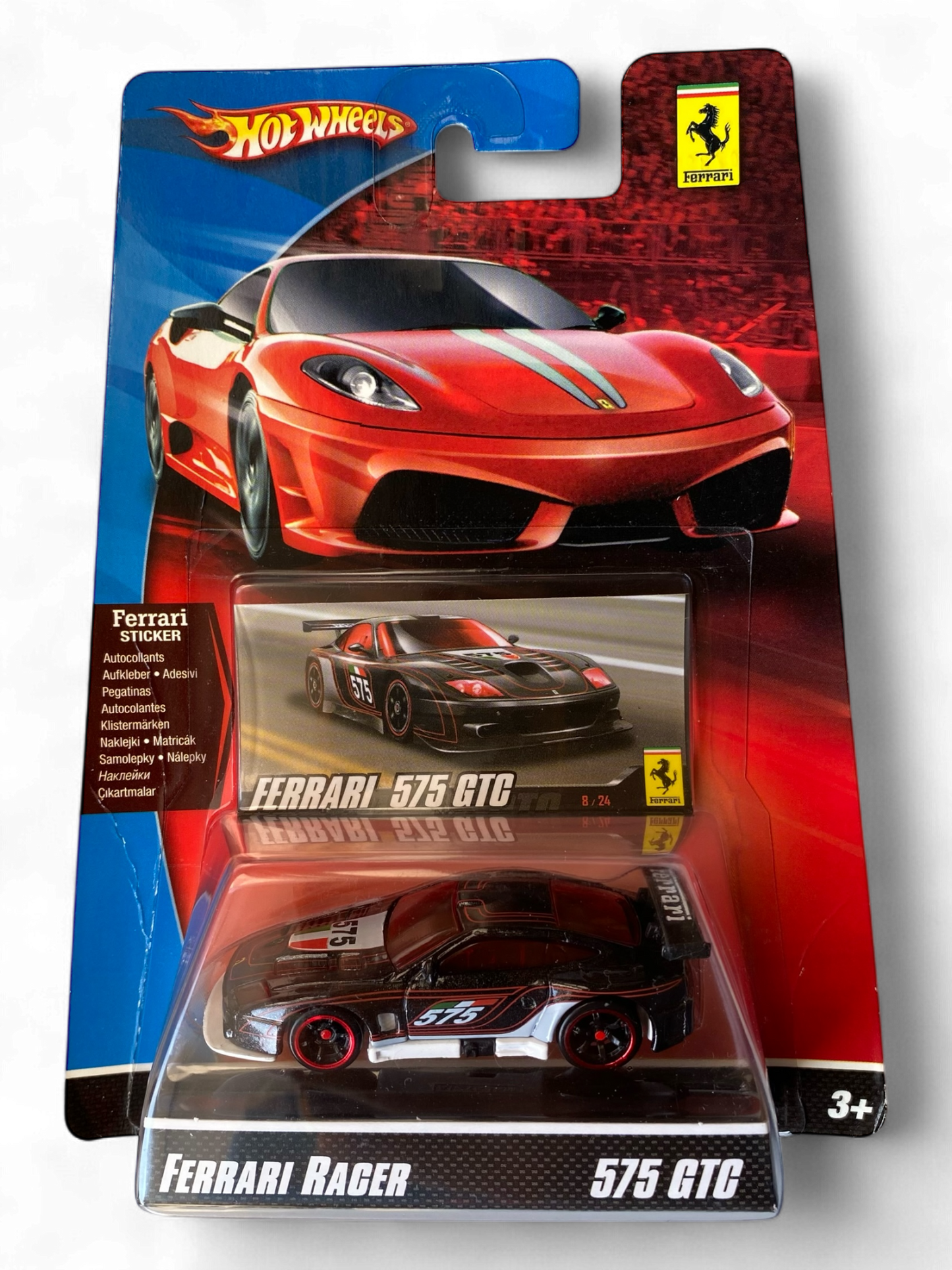 Hot Wheels Ferrari Racer 575 GTC  (2007) 1:64 Scale