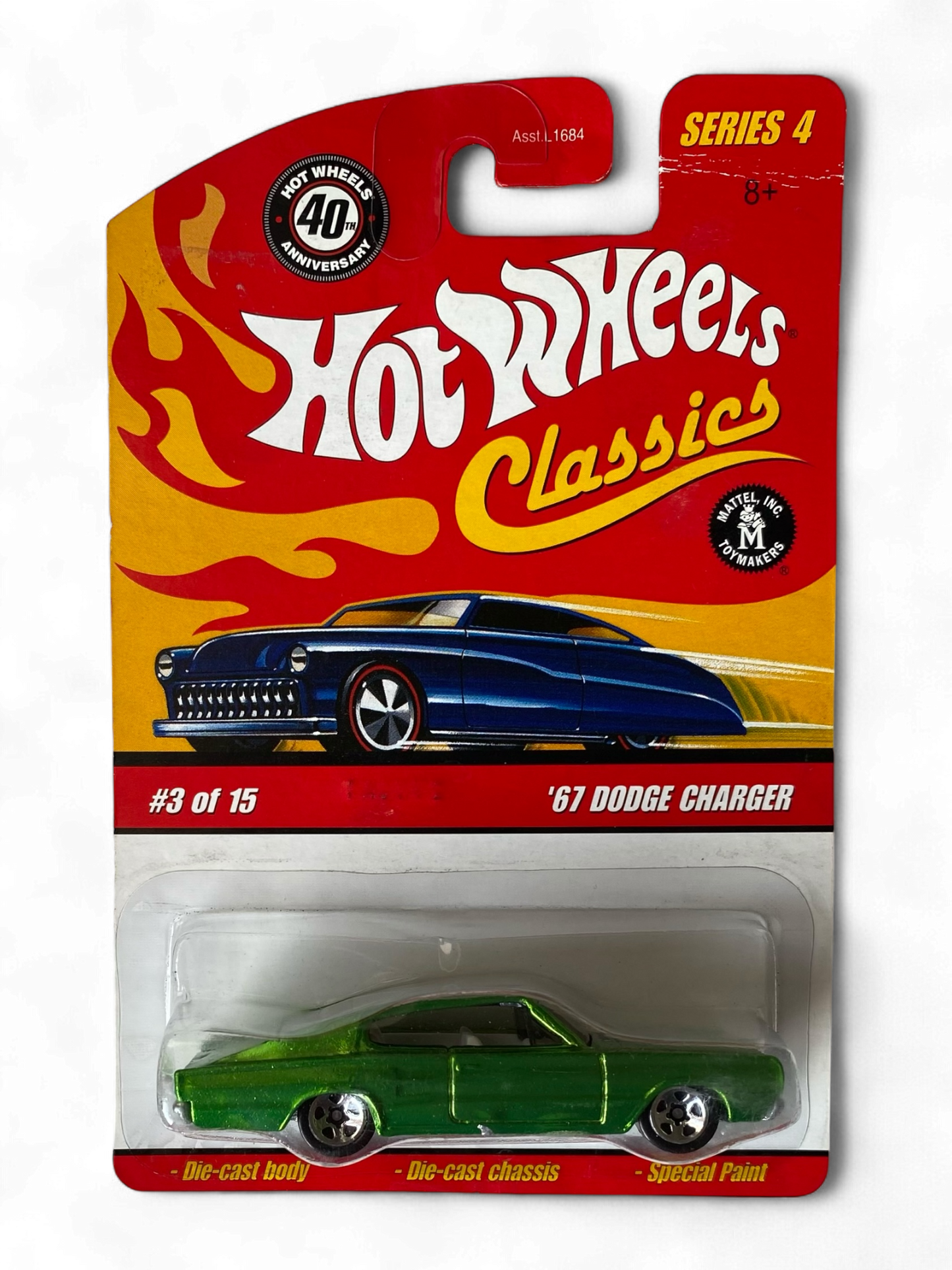Hot Wheels Classics ‘67 Dodge Charger  (metal/metal)