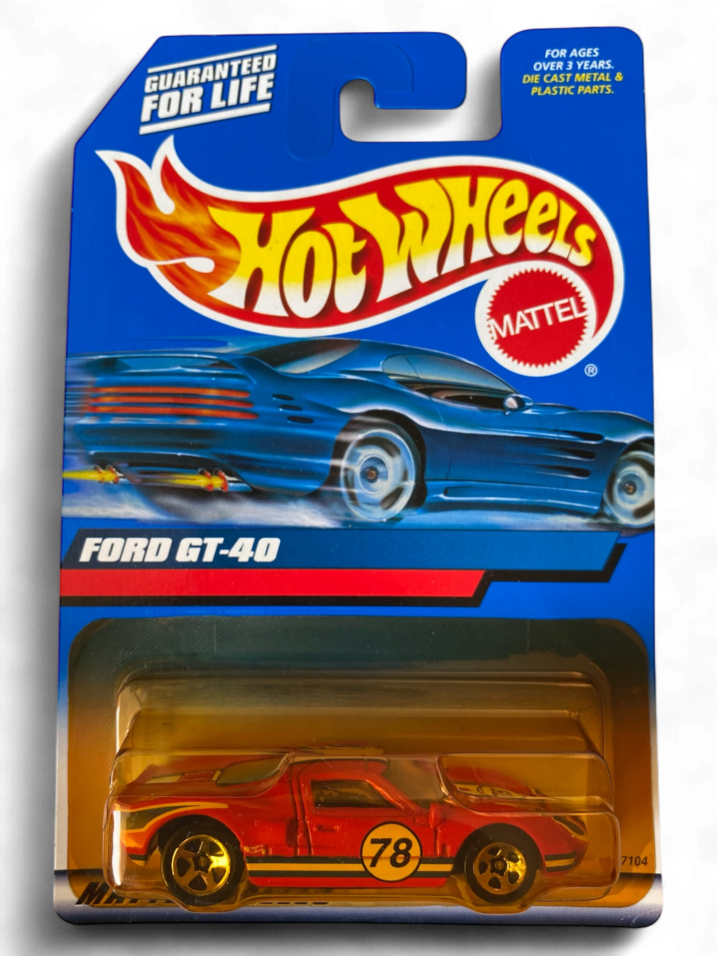 Hot Wheels Ford GT-40 (red/white) Vintage