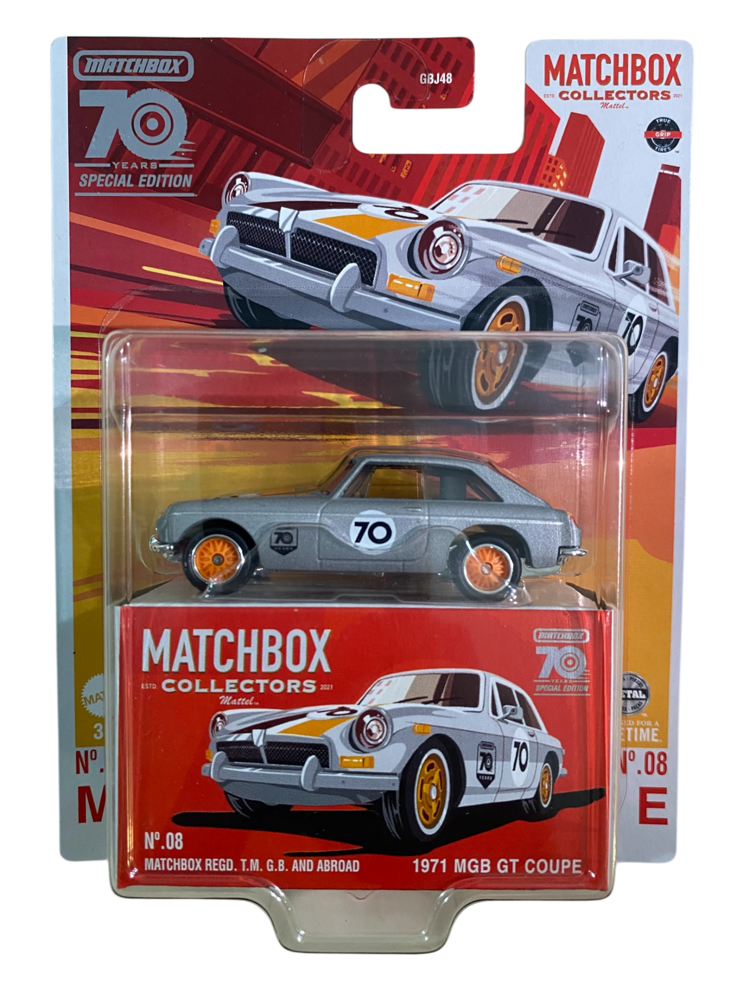 MatchBox Collectors 1971 MGB GT Coupe (70 Years Special Edition)