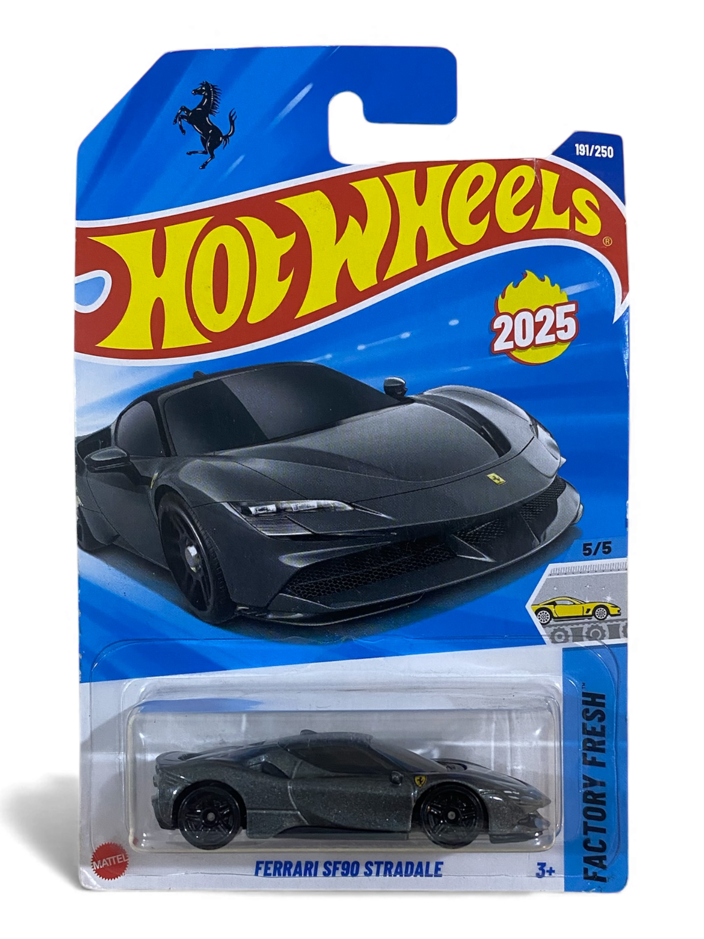 Hot Wheels Ferrari Sf90 Stradale (Factory Fresh) Grey