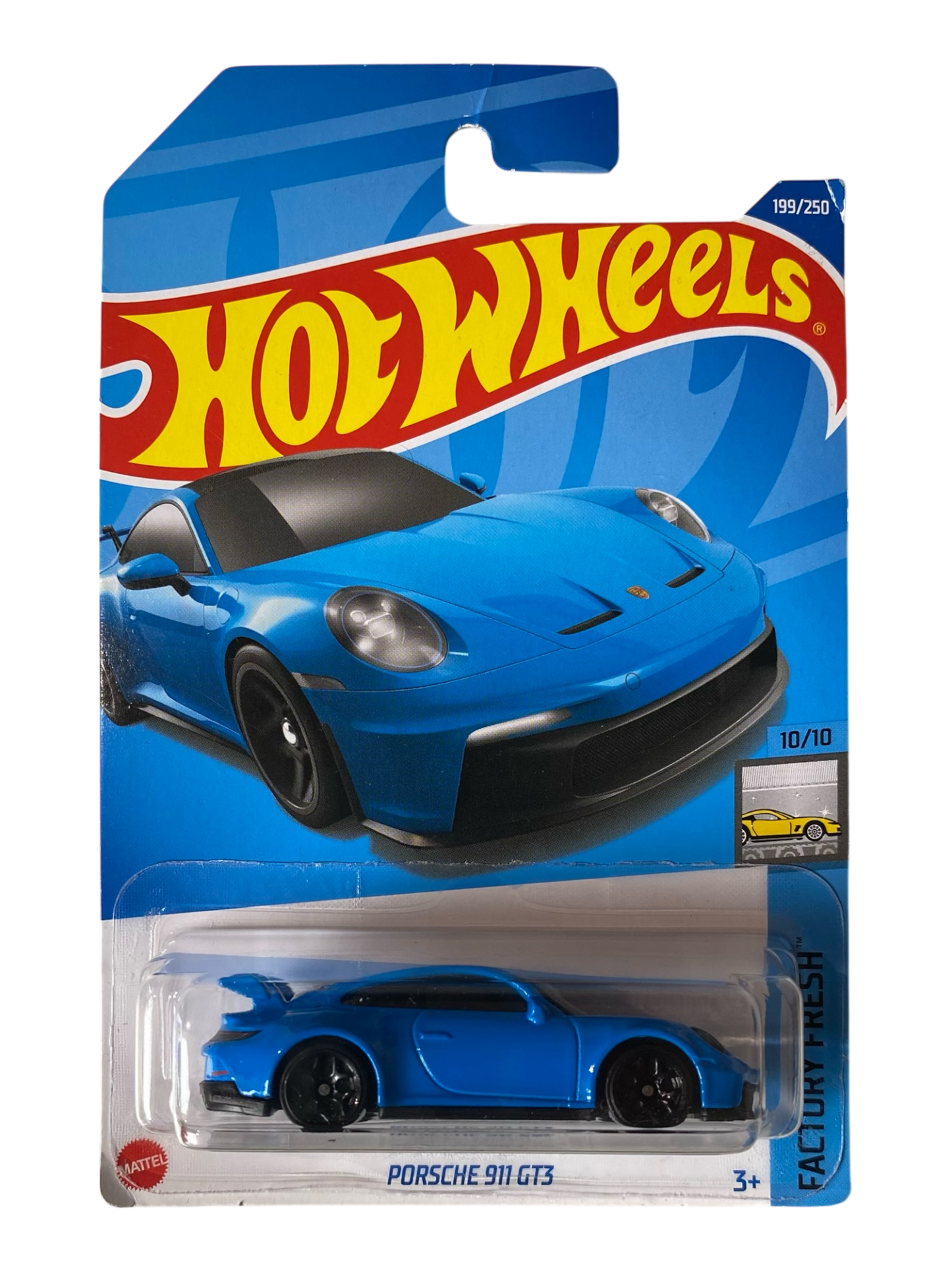Hot Wheels Porsche 911 GT3 (Factory Fresh) Blue
