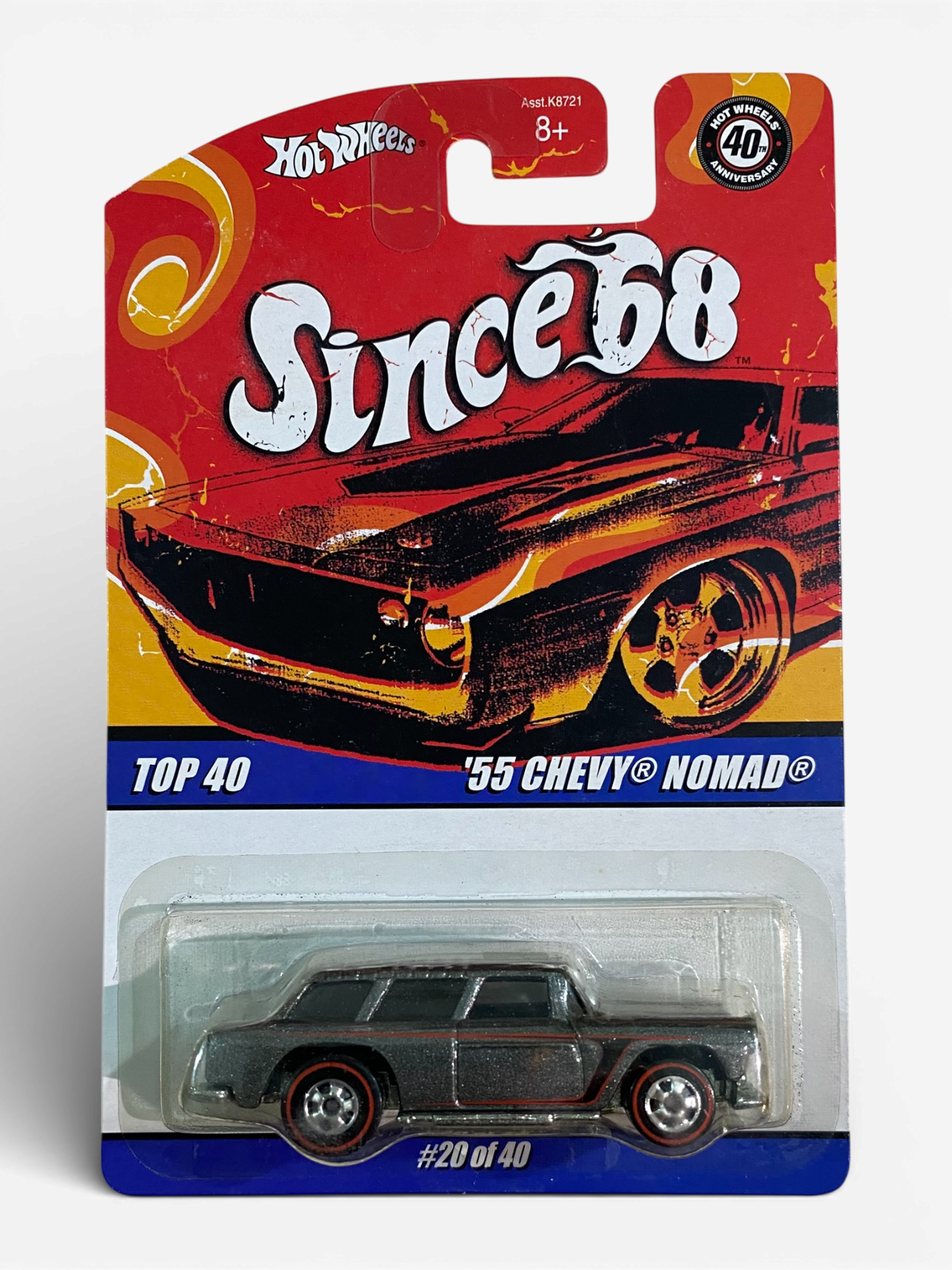 Hot Wheels Since 68 ‘55 Chevy Nomad (Top 40) metal/metal