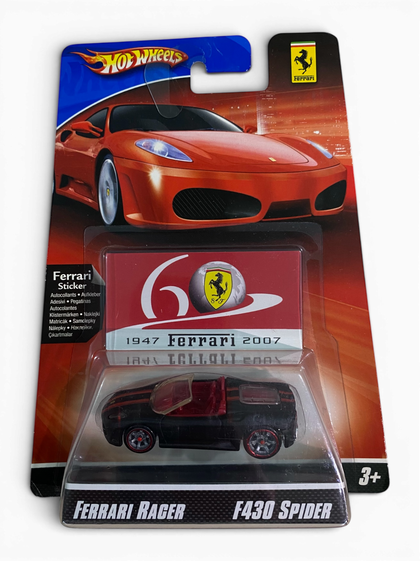 Hot Wheels Ferrari Racer F430 Spider (60th Ferrari Anniversary edition)