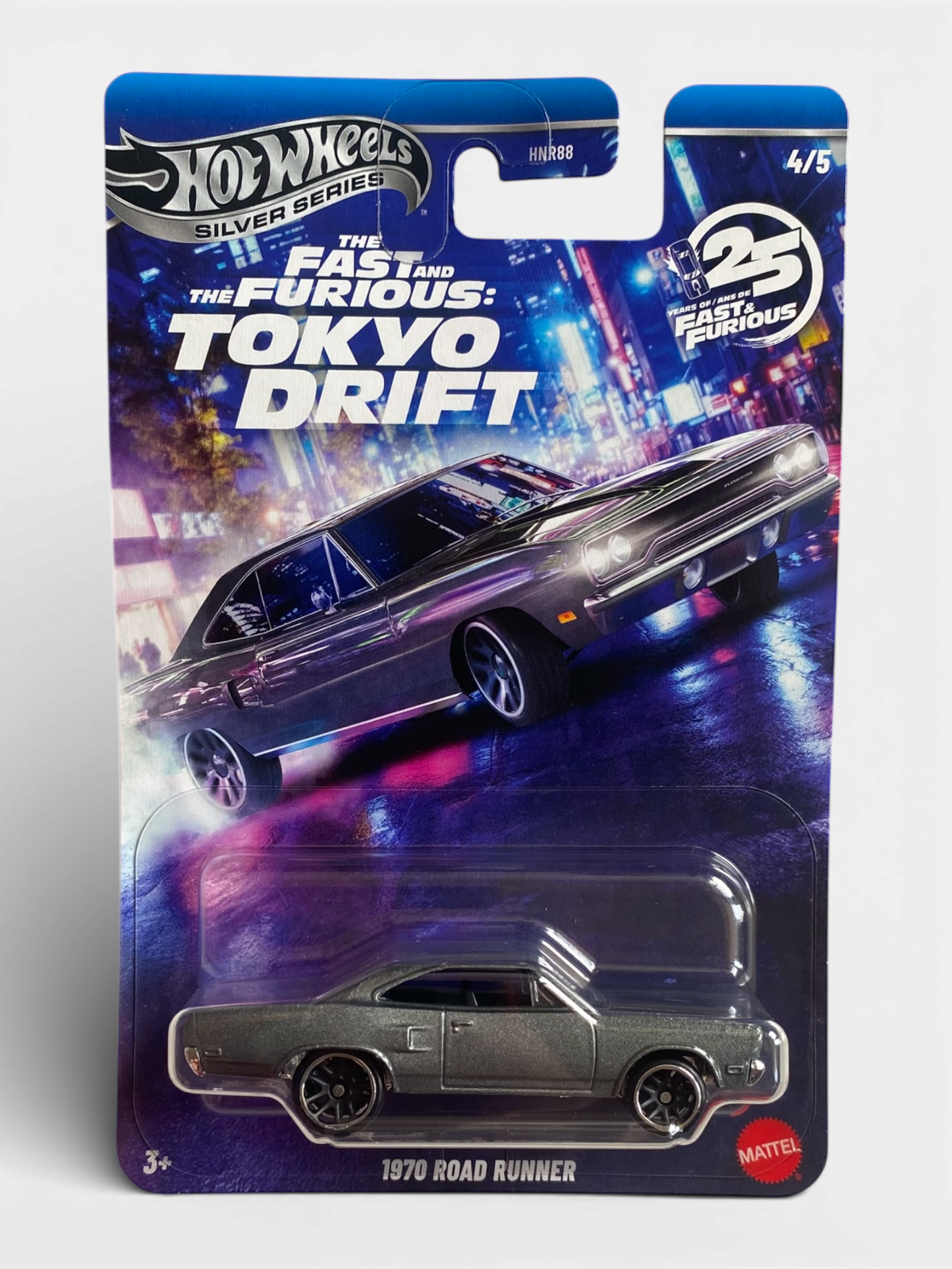Hot Wheels Silver Series 1970 Roadrunner Fast & Furious Tokyo Drift