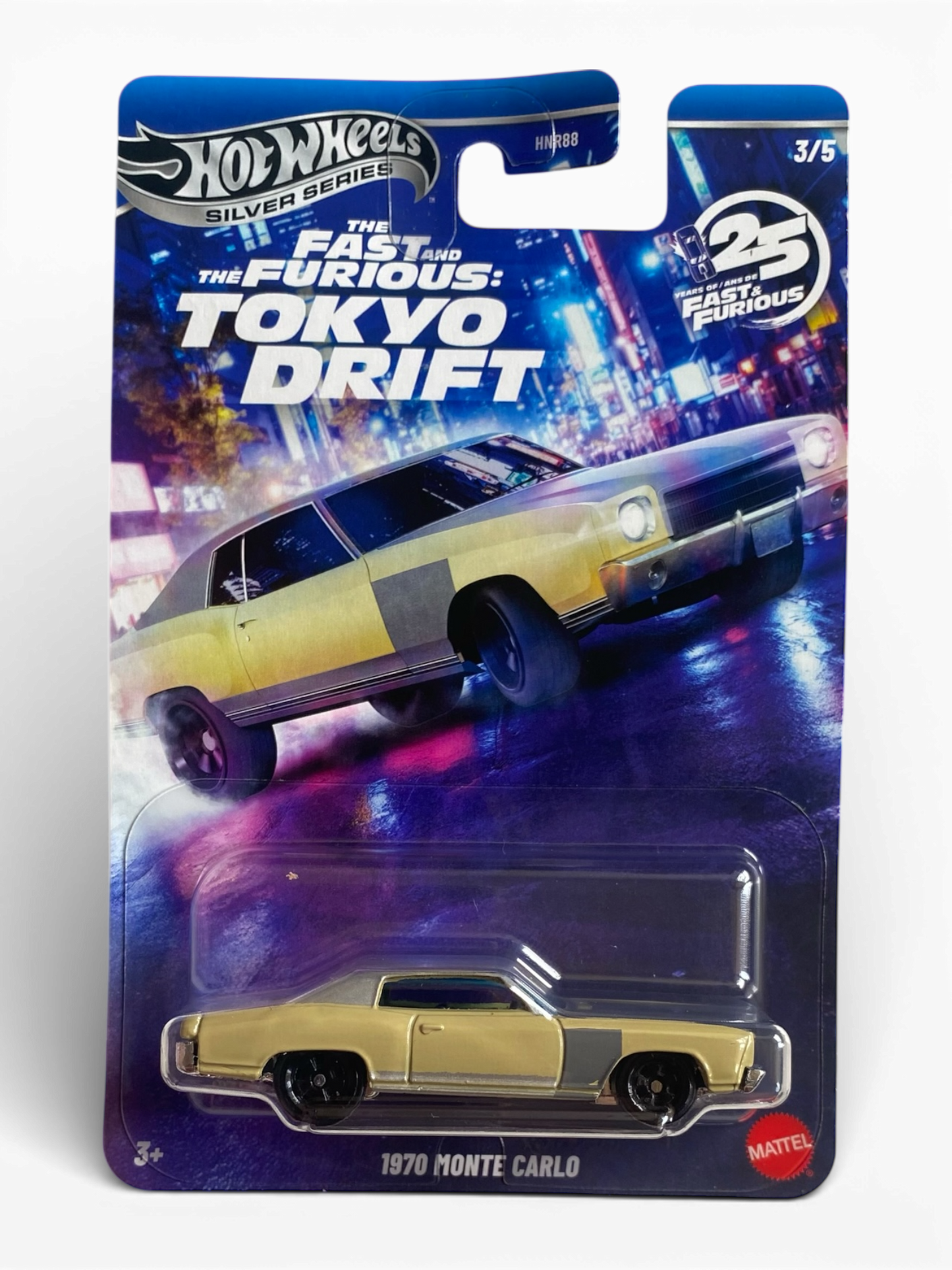 Hot Wheels Silver Series 1970 Monte Carlo Fast & Furious Tokyo Drift