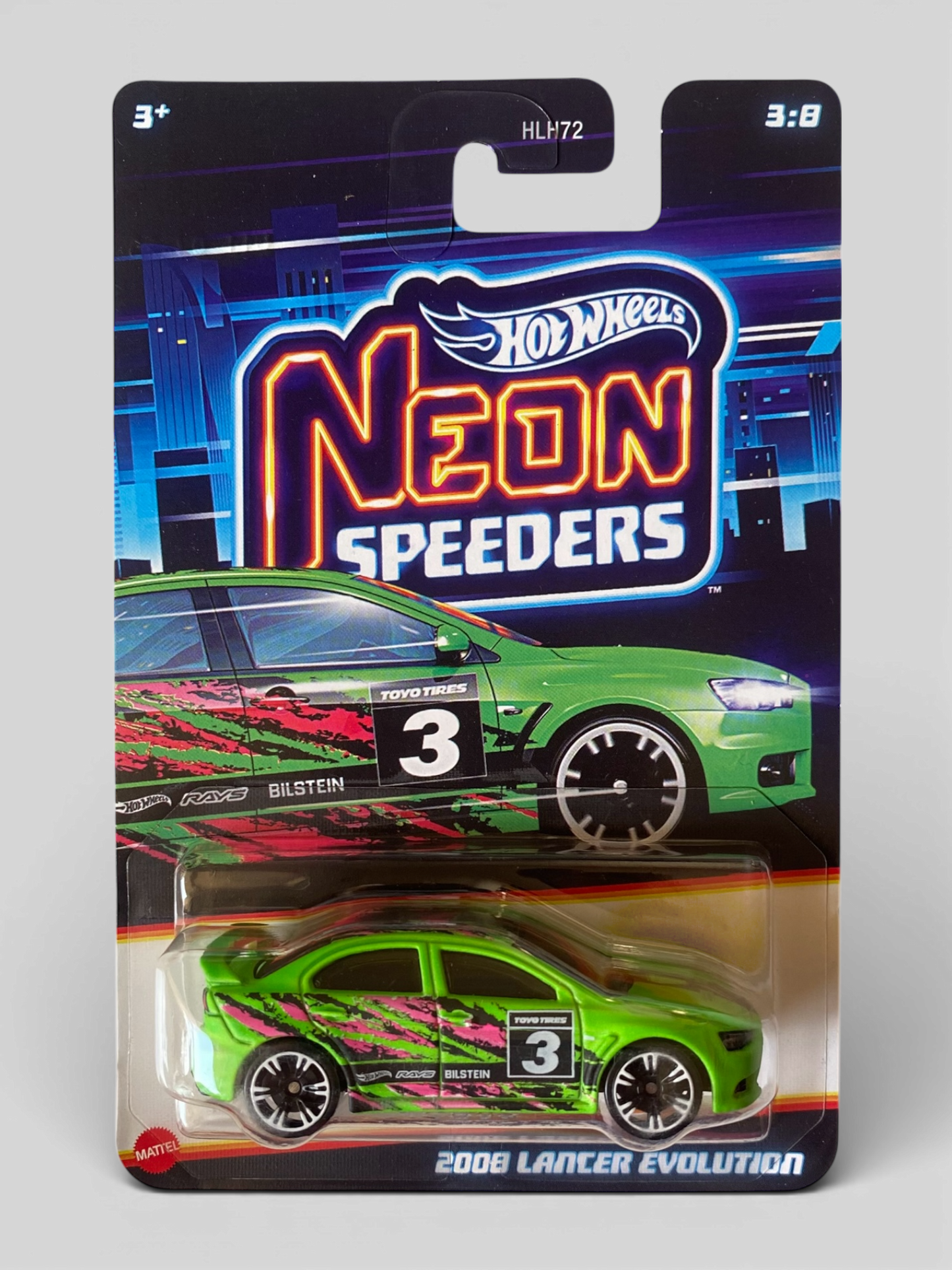 Hot Wheels Neon Speeders 2008 Lancer Evolution