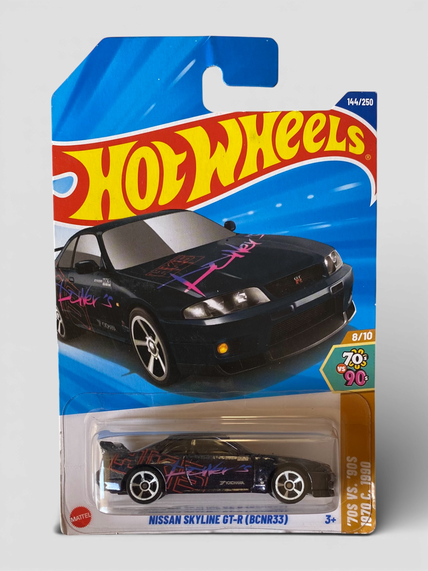 Hot Wheels Nissan Skyline GT-R (BCNR33) (β70s VS. β90s 1970 C. 1990)