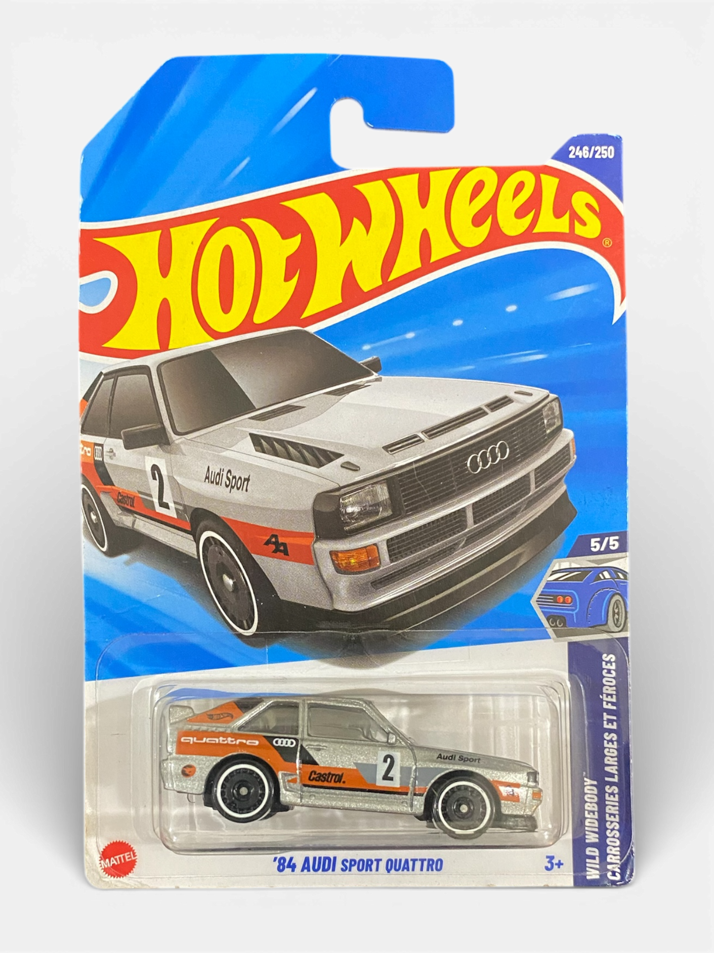 Hot Wheels ‘84 Audi Sport Quattro (Wild Wide Body) Treasure Hunt