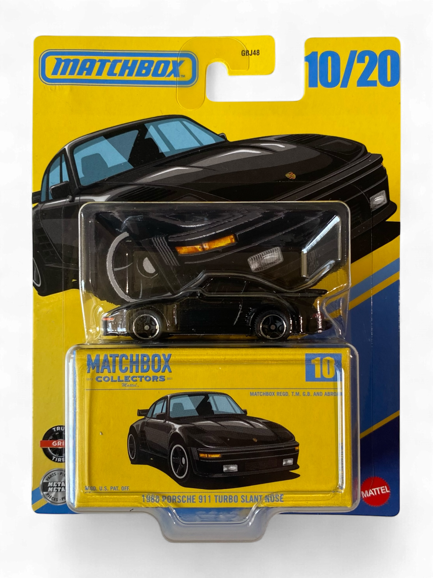 Matchbox Collectors 1988 Porsche 911 Turbo Slant Nose (metal/metal)