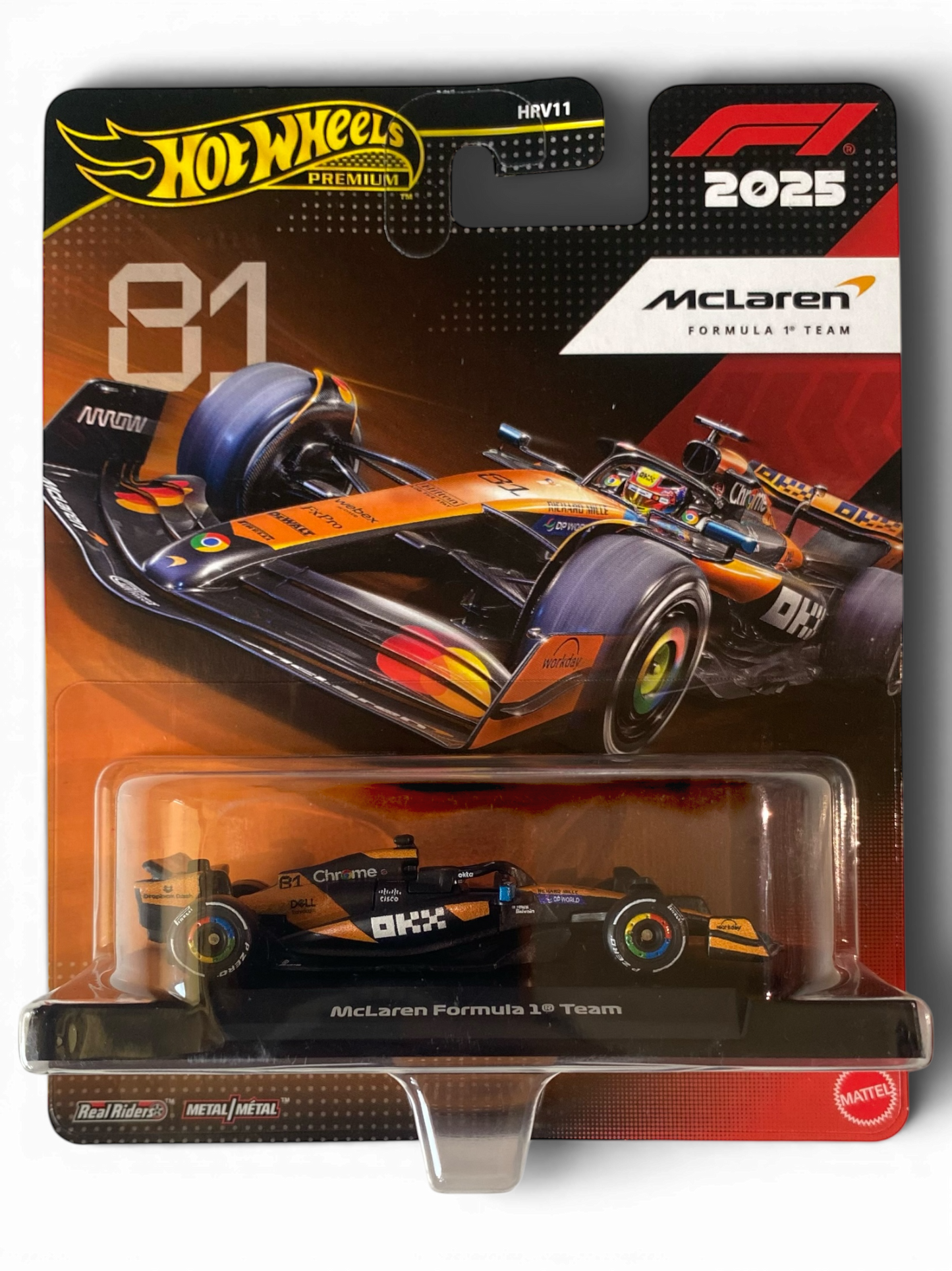 Hot Wheels Premium Mclaren Formula 1 Team #81
