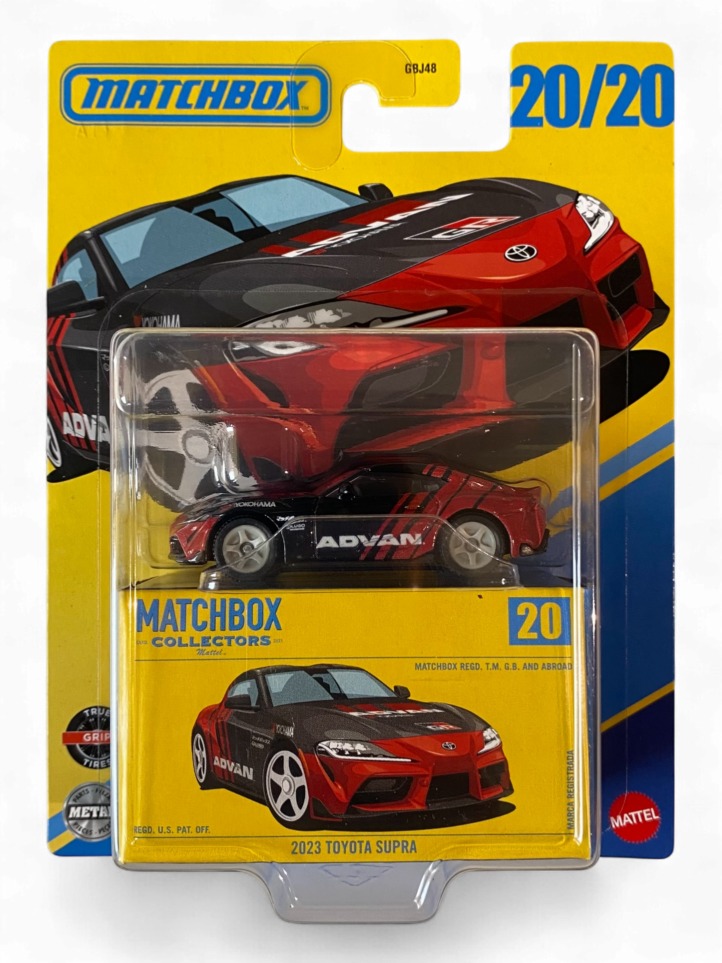 Matchbox Collectors 2023 Toyota Supra (Advan)