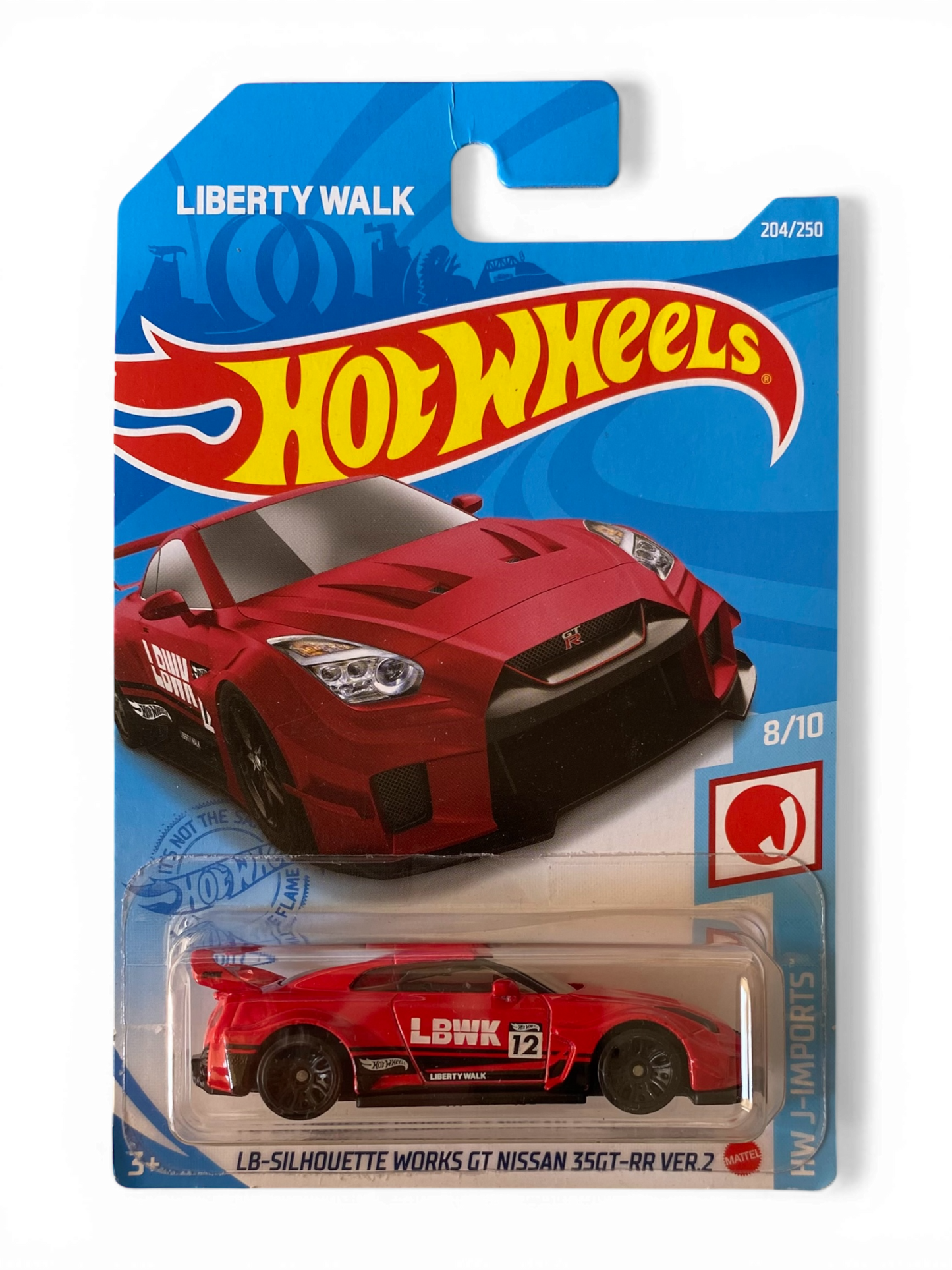 Hot Wheels LB-Silhouette Works GT Nissan 35GT-RR VER.2 (HW J-Imports) Red