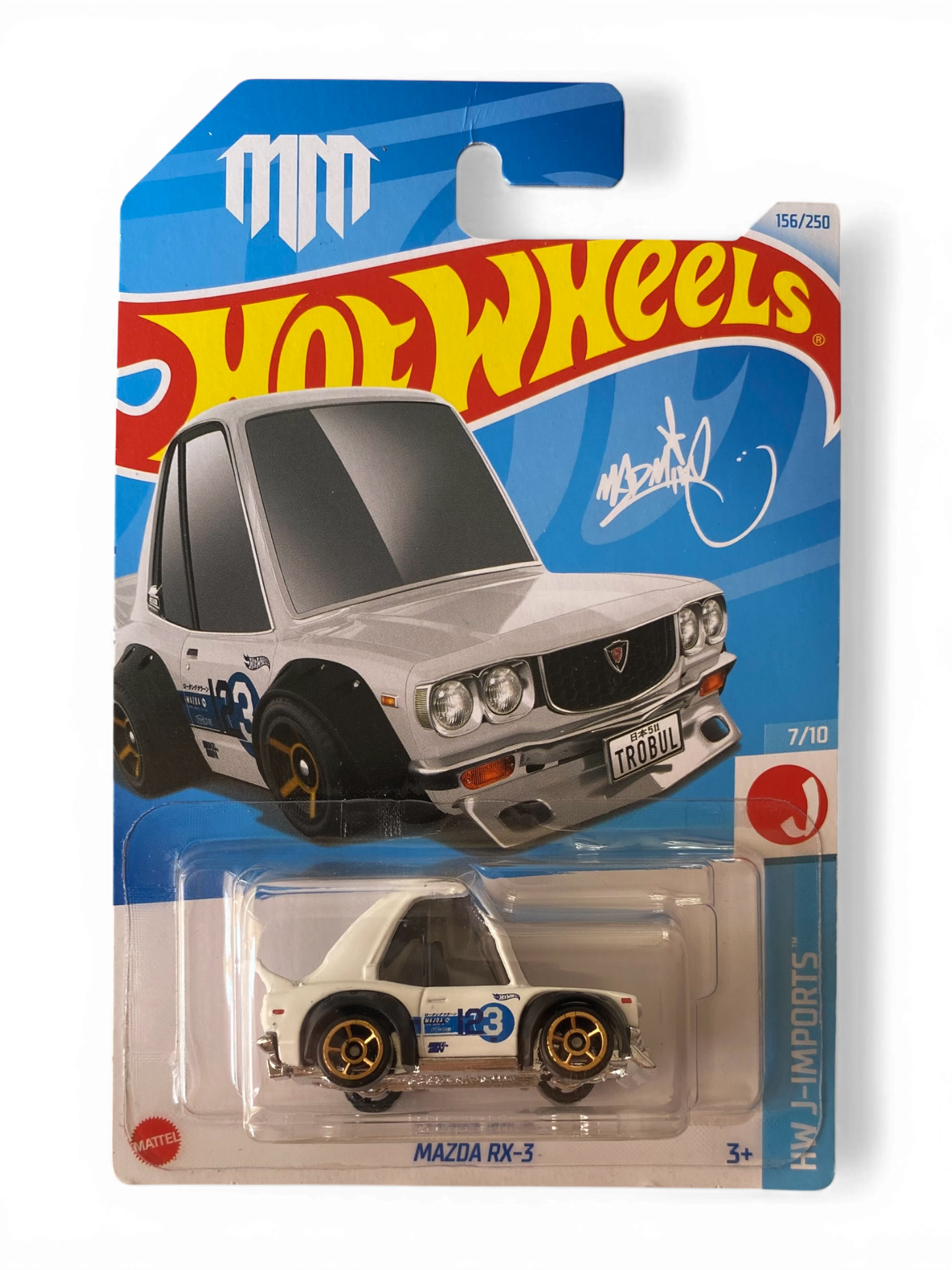 Hot Wheels Mazda RX-3 (HW J-Imports) Mad Mike White