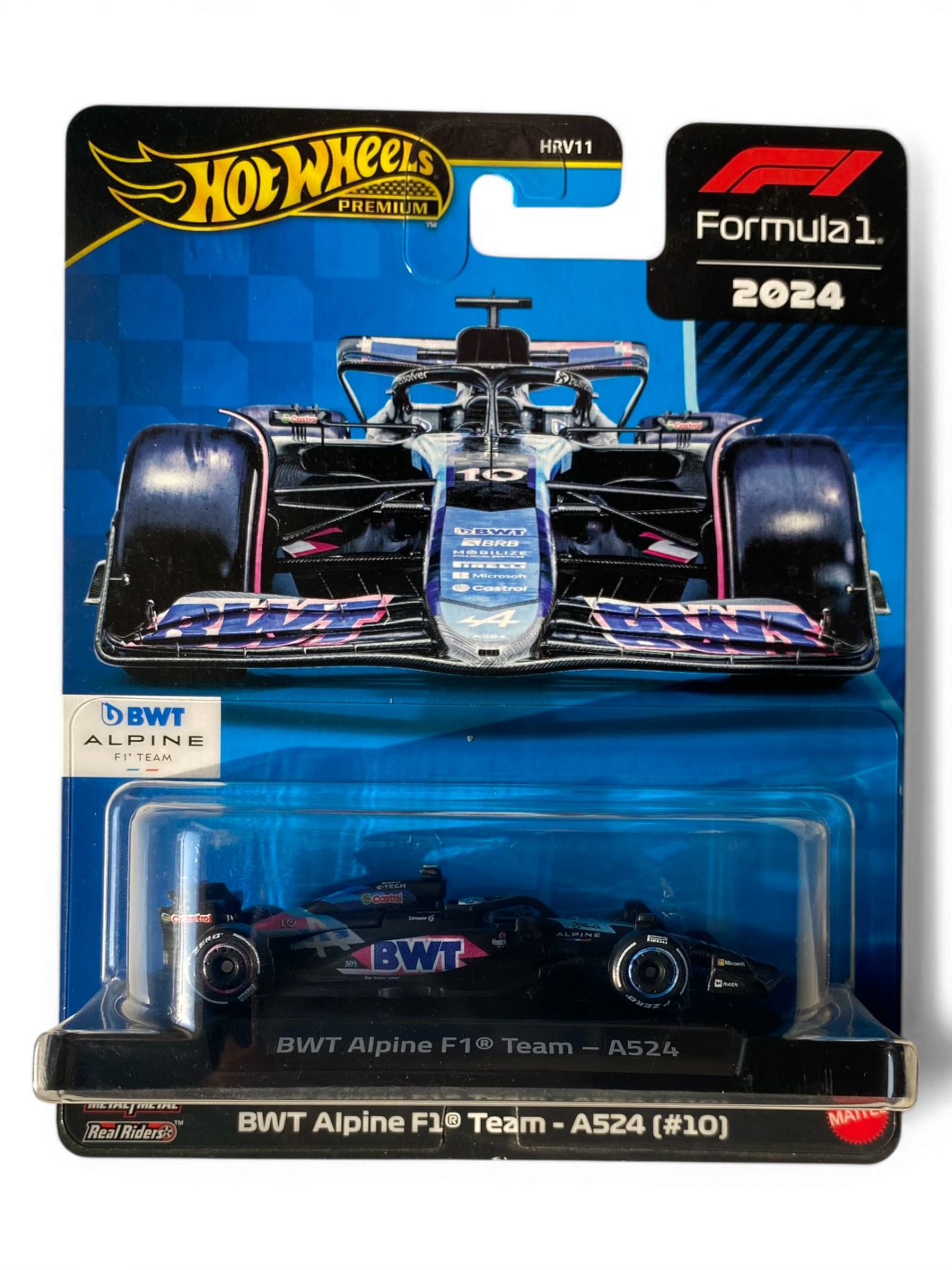 Hot Wheels Premium Formula 1 2024 BWT Alpine F1 Team - A524 (#10)