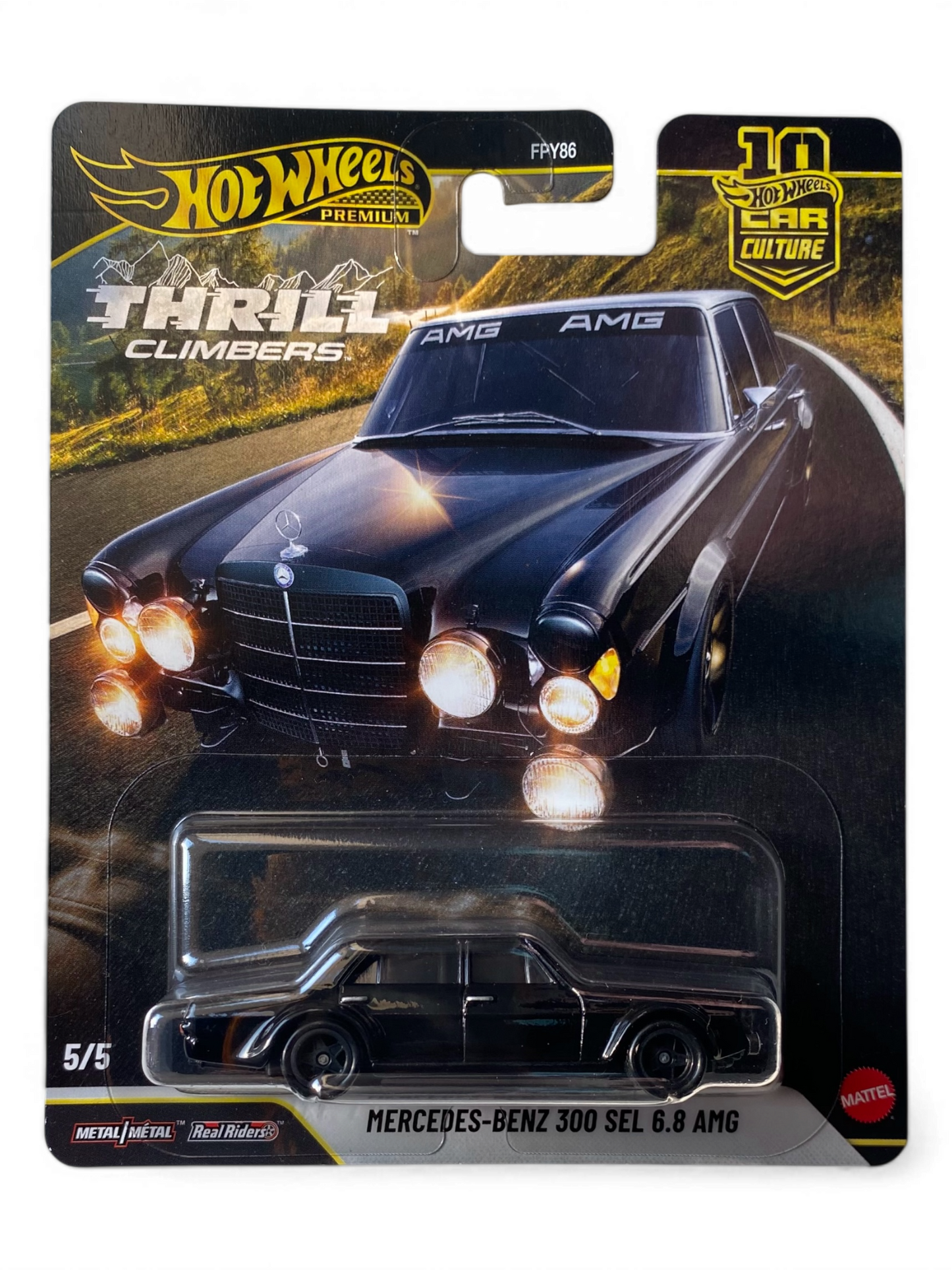 Hot Wheels Premium Mercedes-Benz 300 SEL 6.8 AMG (Thrill Climbers)