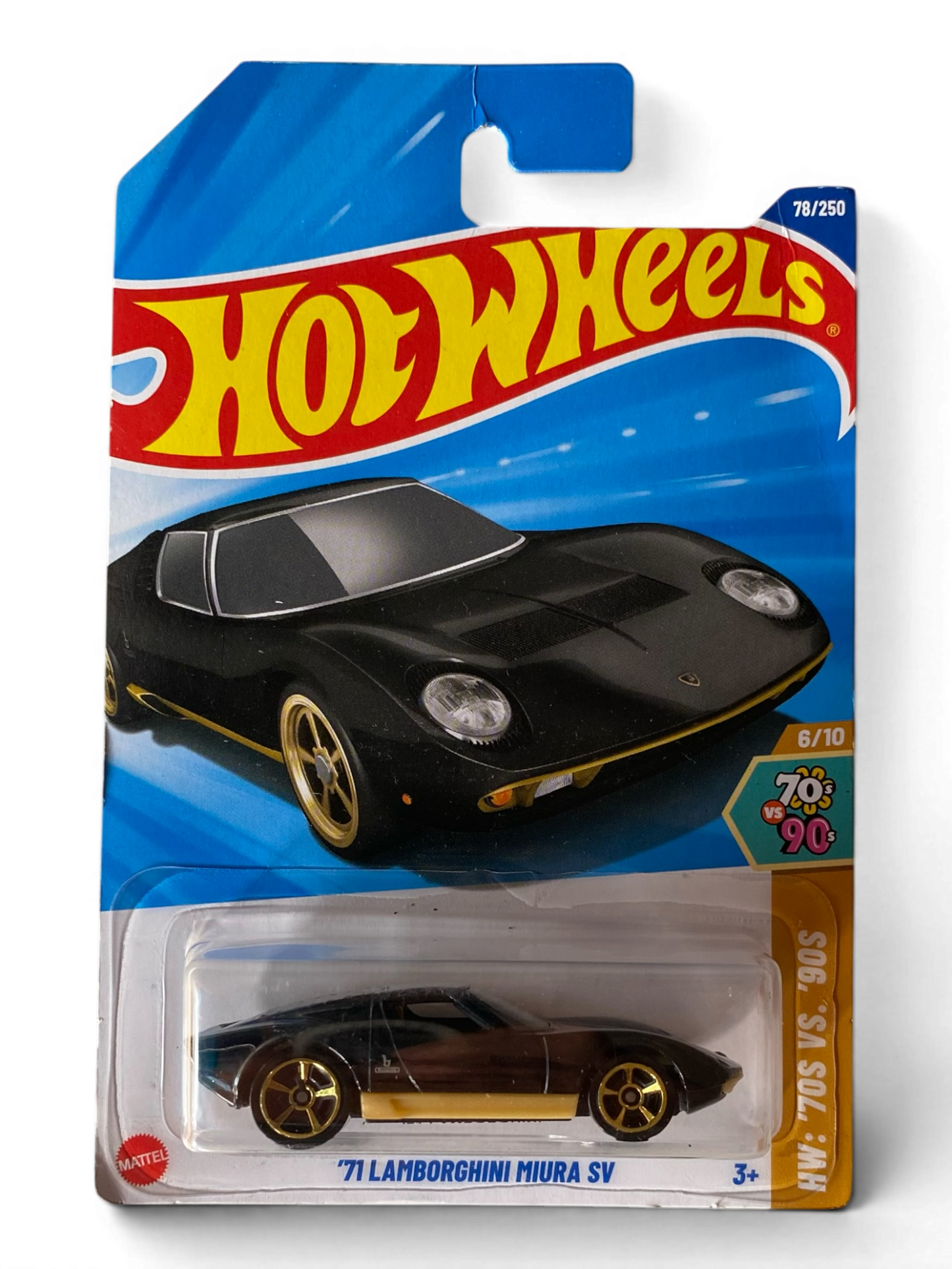 Hot Wheels ‘71 Lamborghini Miura SV (HW: ‘70s vs. ‘90s)