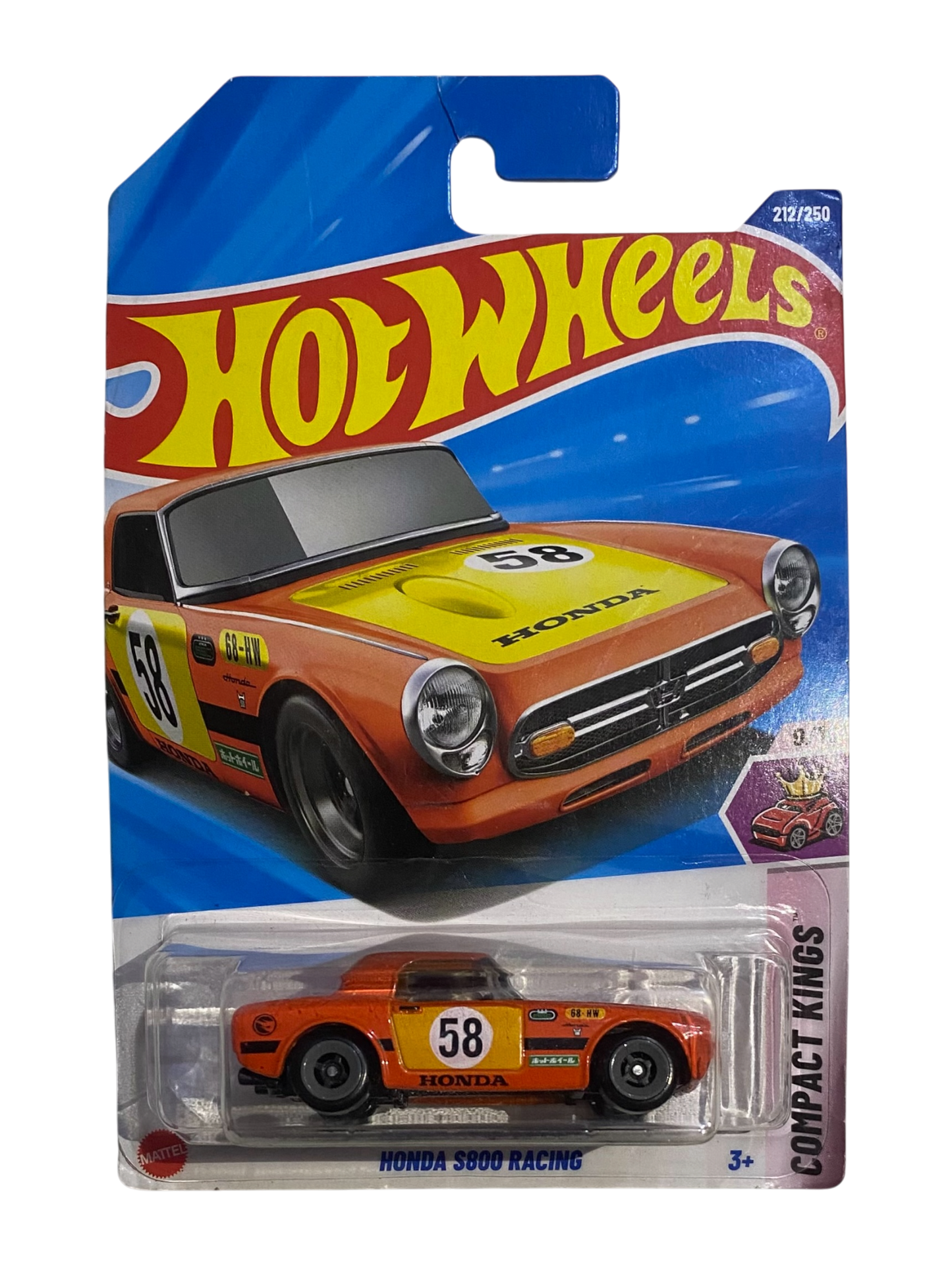 Hot Wheels Honda S800 Racing (Compact Kings) Treasure Hunt