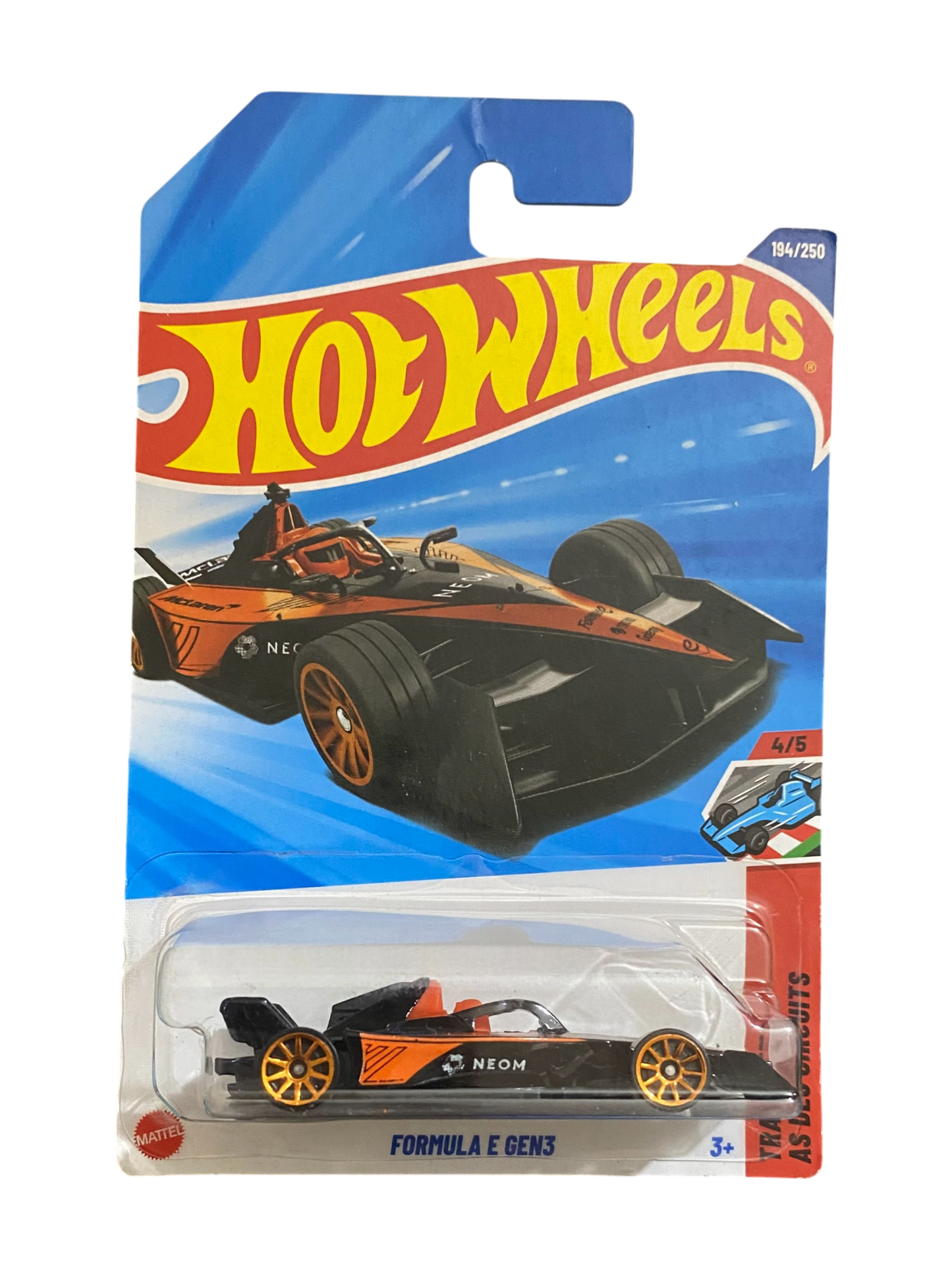 Hot Wheels Formula E Gen3 (Track Aces As Des Circuits)