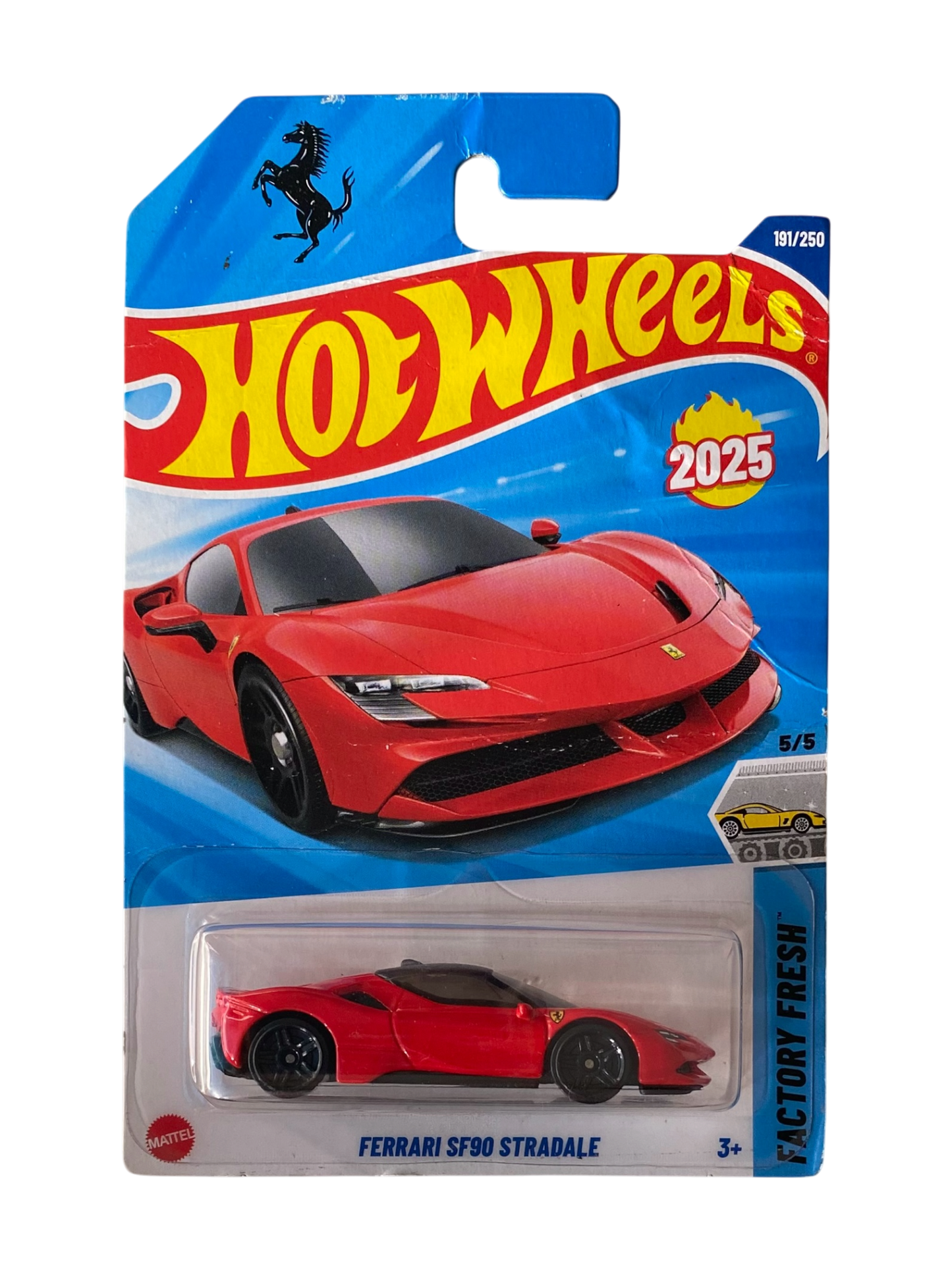 Hot Wheels Ferrari Sf90 Stradale (Factory Fresh) Red
