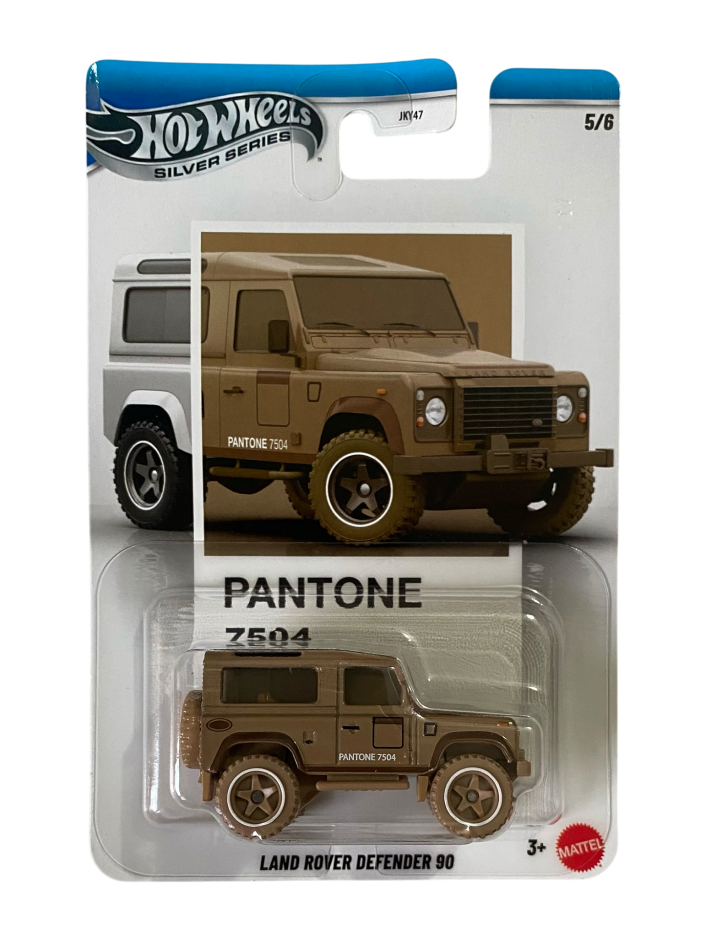 Hot Wheels Land Rover Defender 90 (Pantone 7504)