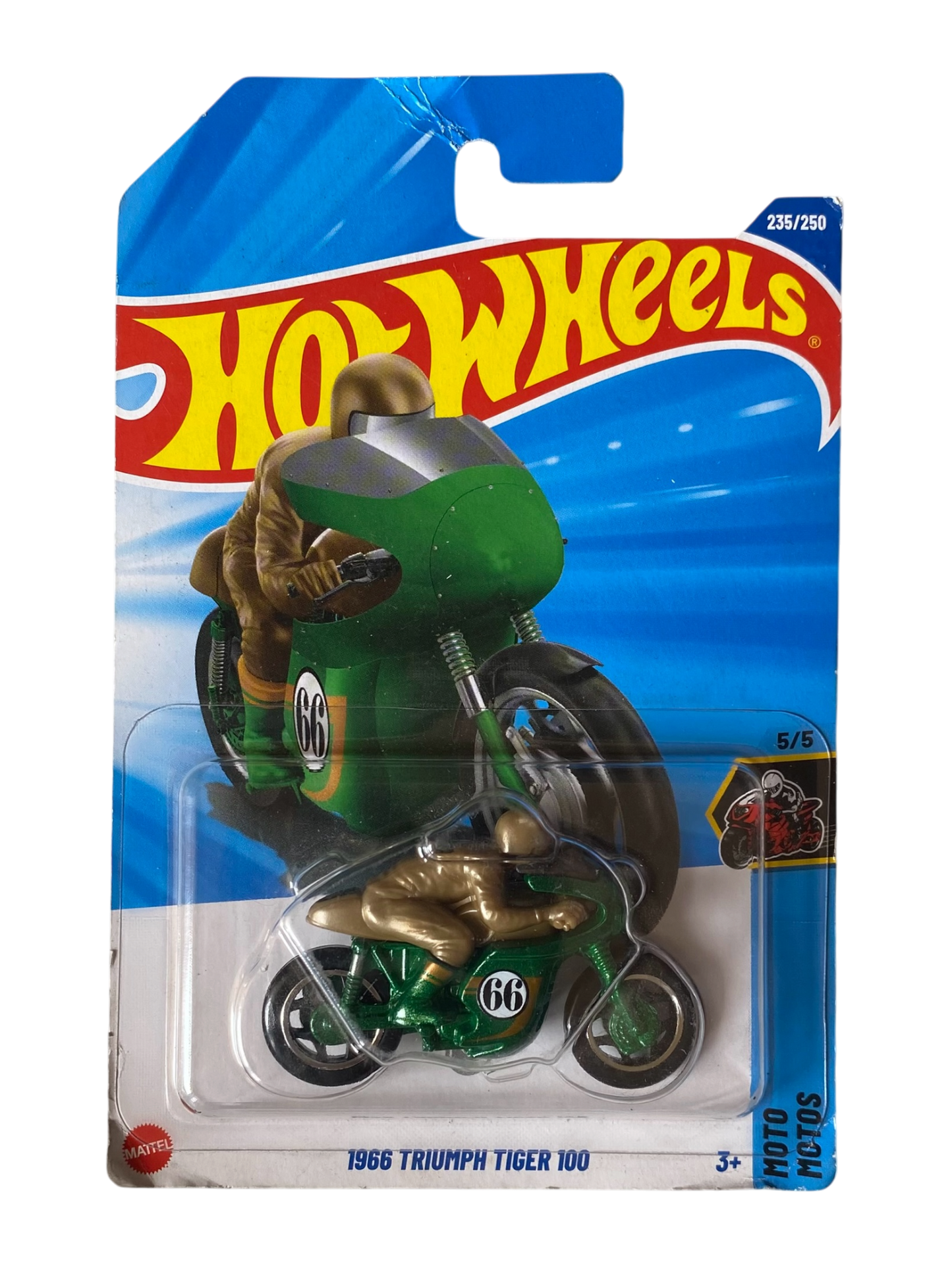 Hot Wheels 1966 Triumph Tiger 100 (Moto Motos) Treasure Hunt