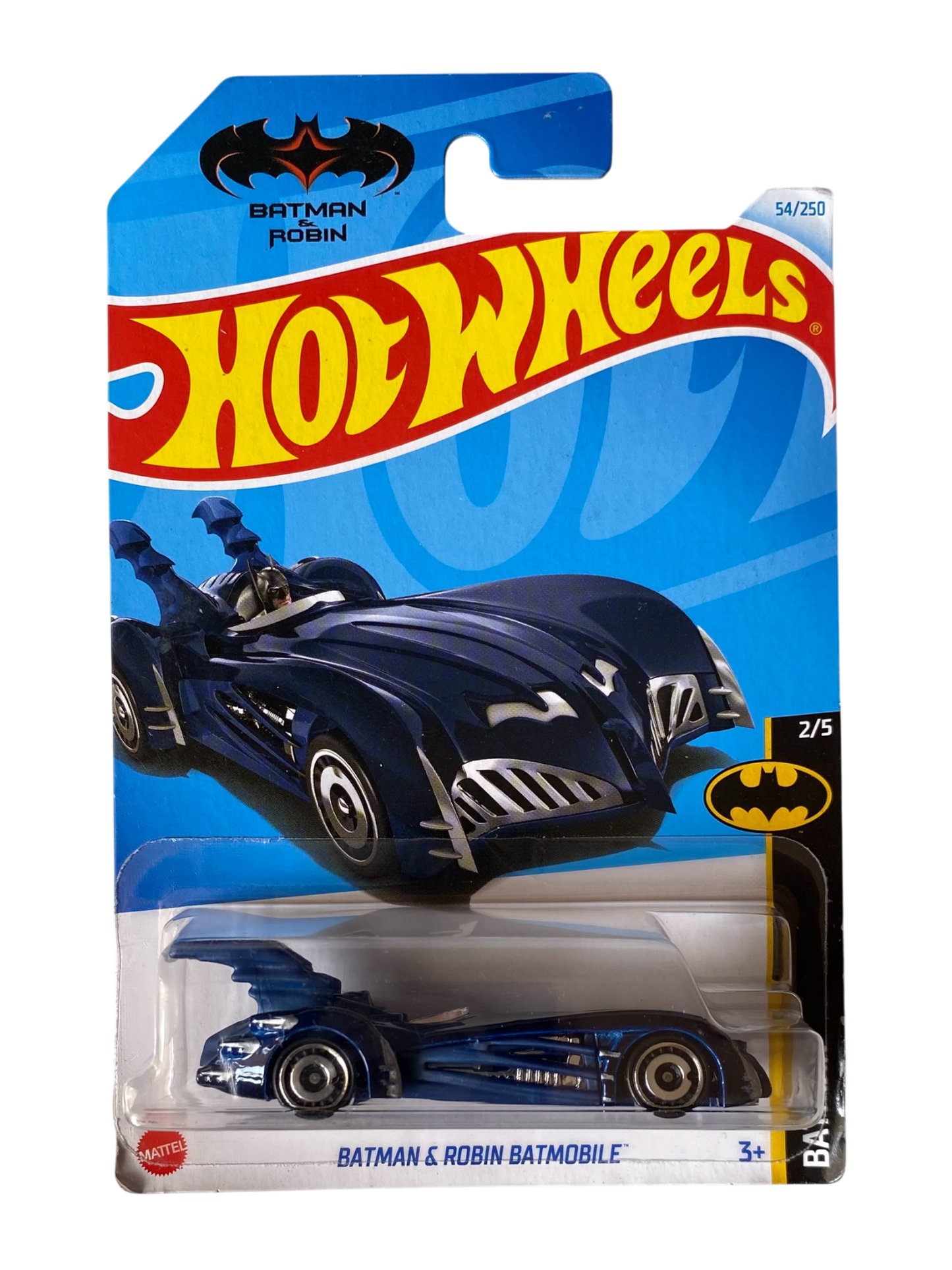Hot Wheels Batman & Robin Batmobile (Batman) Navy/Silver