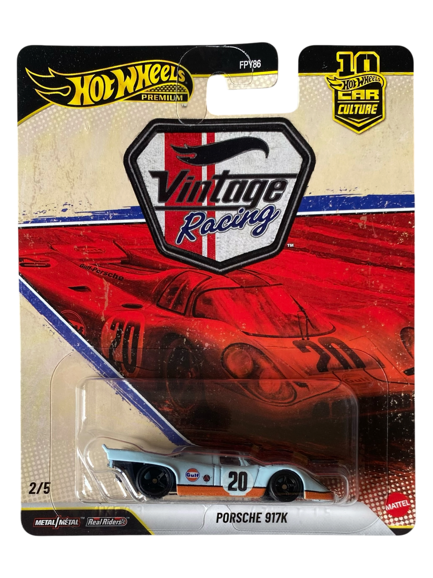 Hot Wheels Premium Porsche 917K Gulf (Vintage Racing)