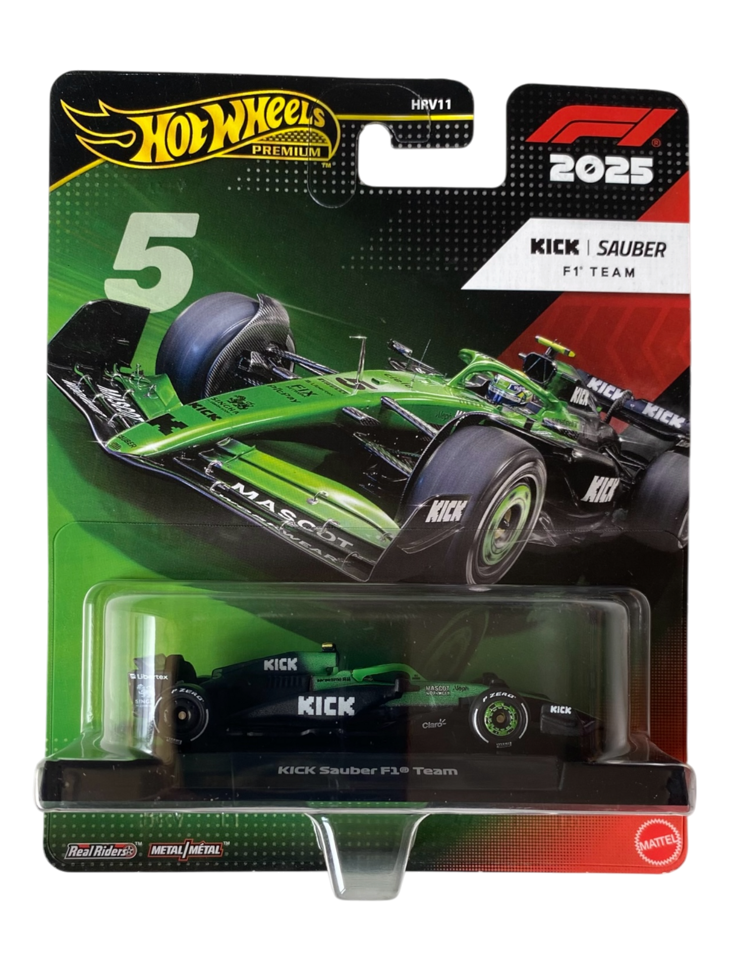 Hot Wheels Premium Formula 1 - Kick Sauber F1 Team (#5)