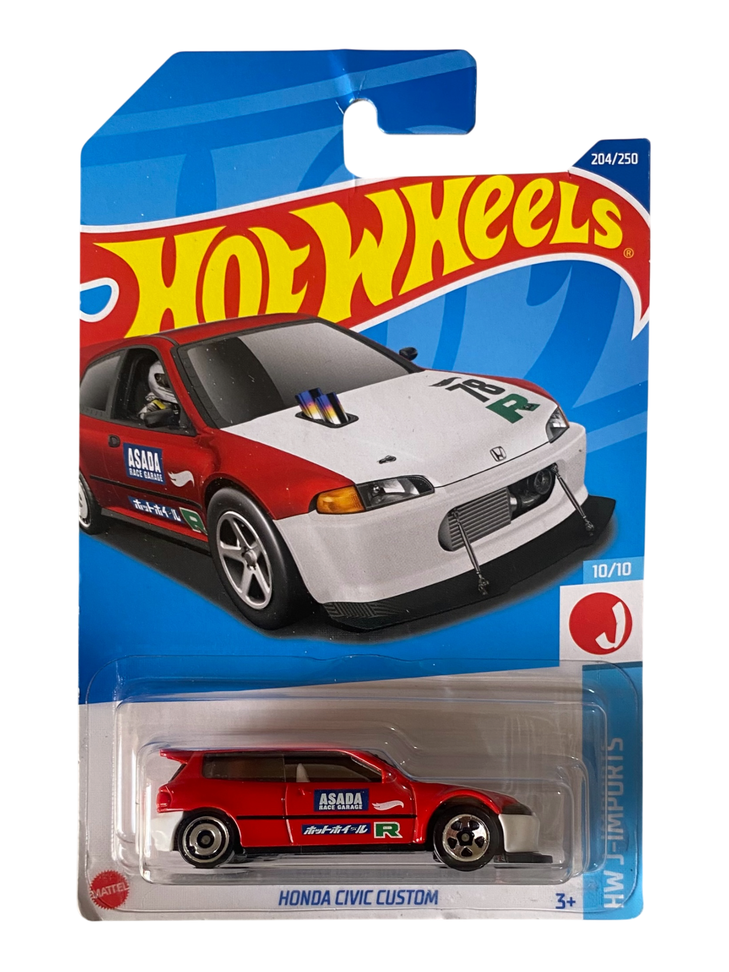Hot Wheels Honda Civic Custom (HW J-Imports) Asada Race Garage