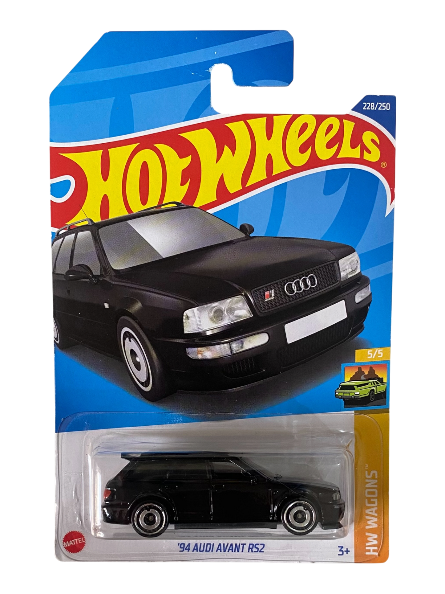 Hot Wheels ‘94 Audi Avant RS2 (HW Wagons) black
