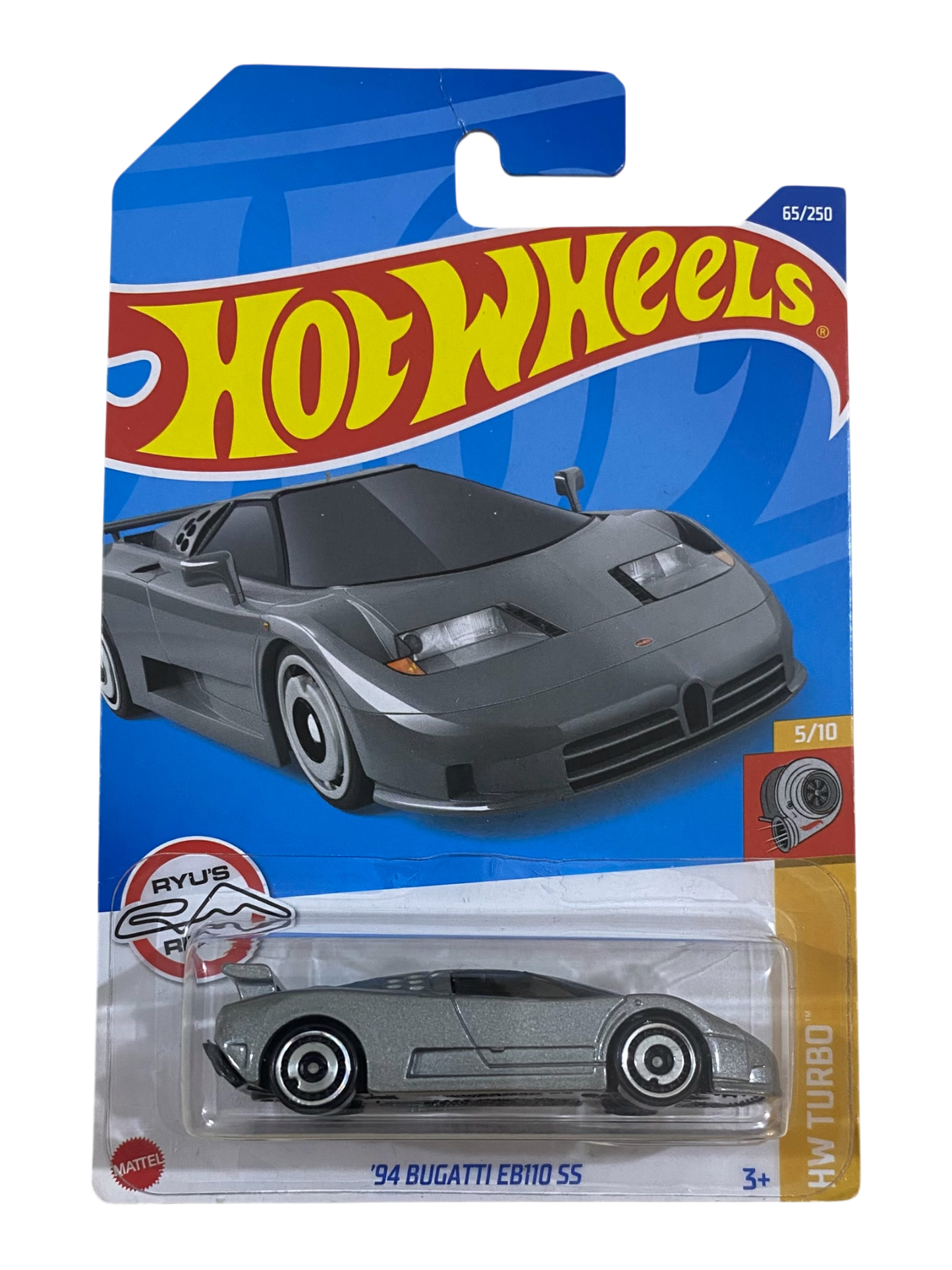 Hot Wheels ‘94 Bugatti EB110 SS (HW Turbo) Ryu’s Rides Silver