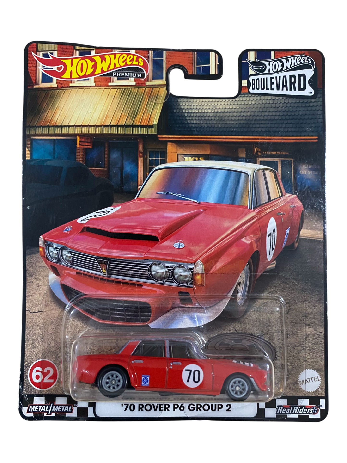 Hot Wheels Premium ‘70 Rover P6 Group 2