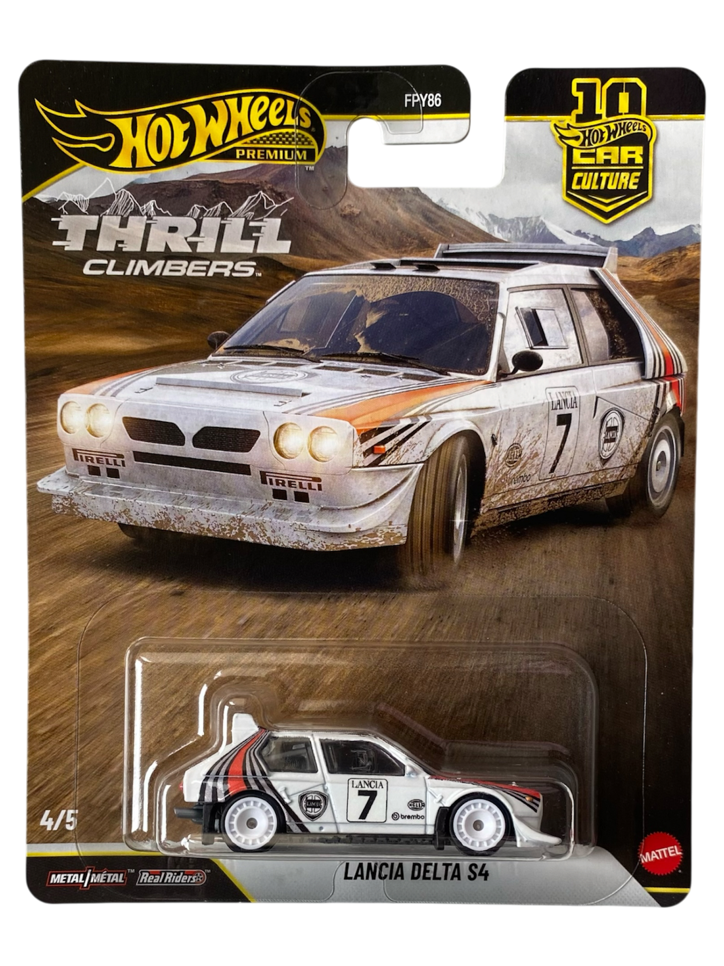 Hot Wheels Premium Lancia Delta S4 (Thrill Climbers)