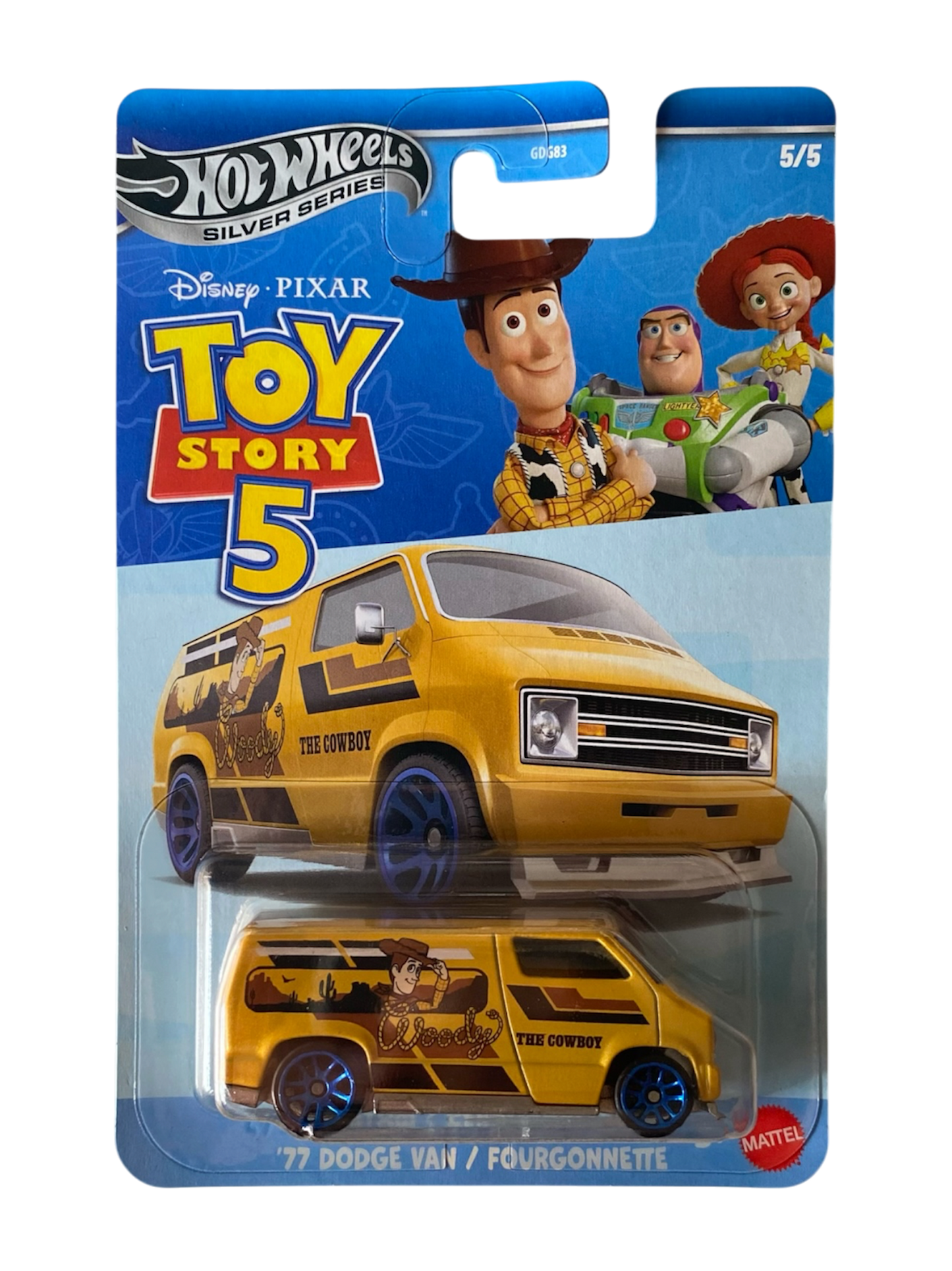 Hot Wheels Custom / Personnalisé ‘77 Dodge Van / Fourgonnette (Toy Sy 5) metal/metal