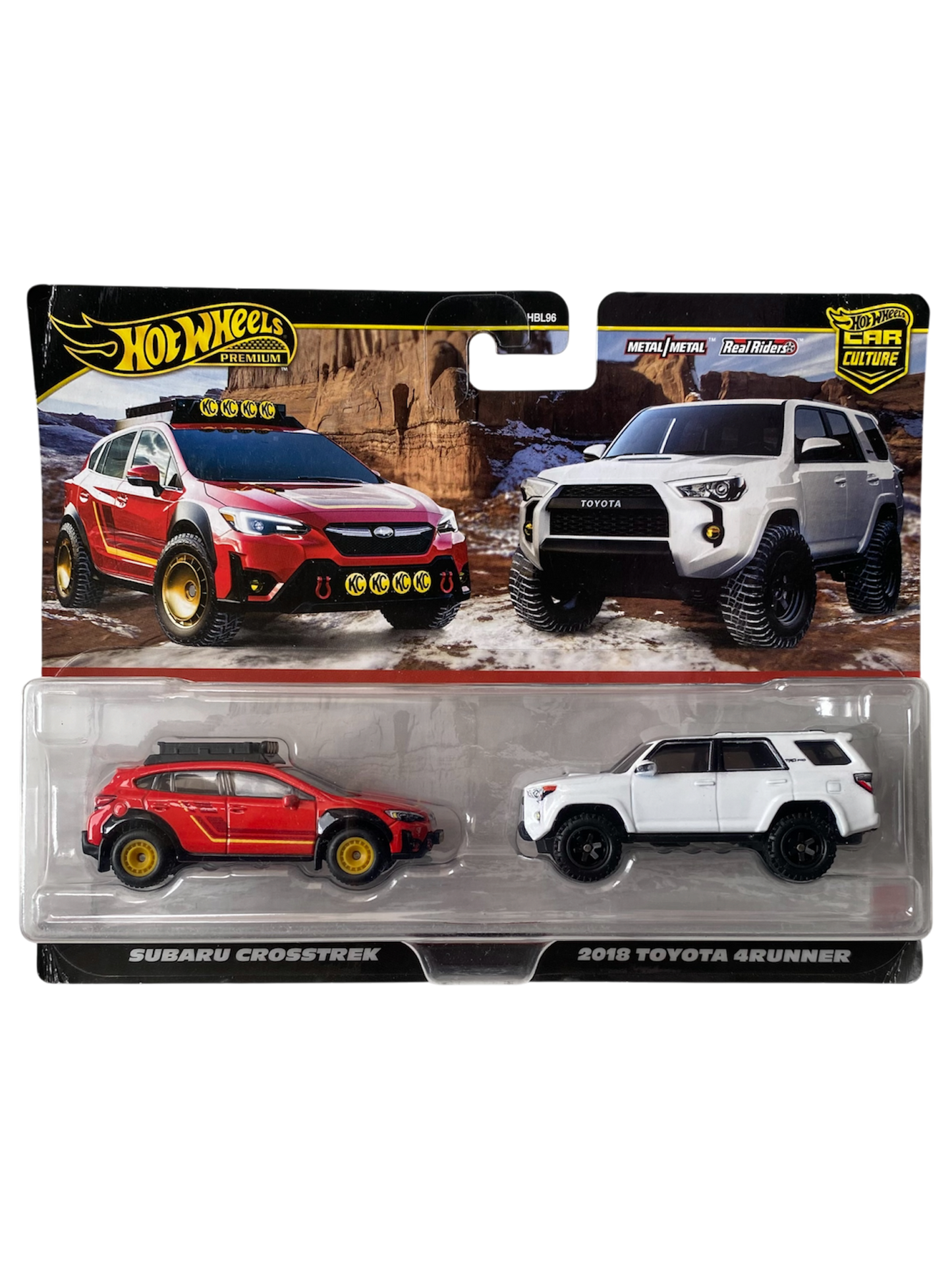 Hot Wheels Premium 2 Pack - Subaru Crosstrek / 2018 Toyota 4Runner