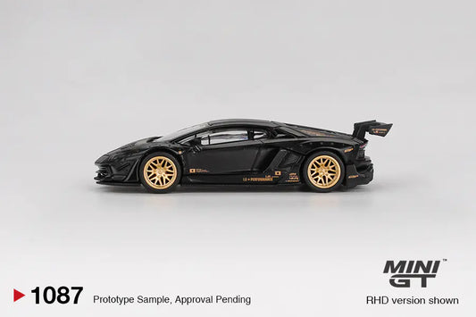 Mini GT LB Works Lamborghini Aventador Limited Edition Matte Black