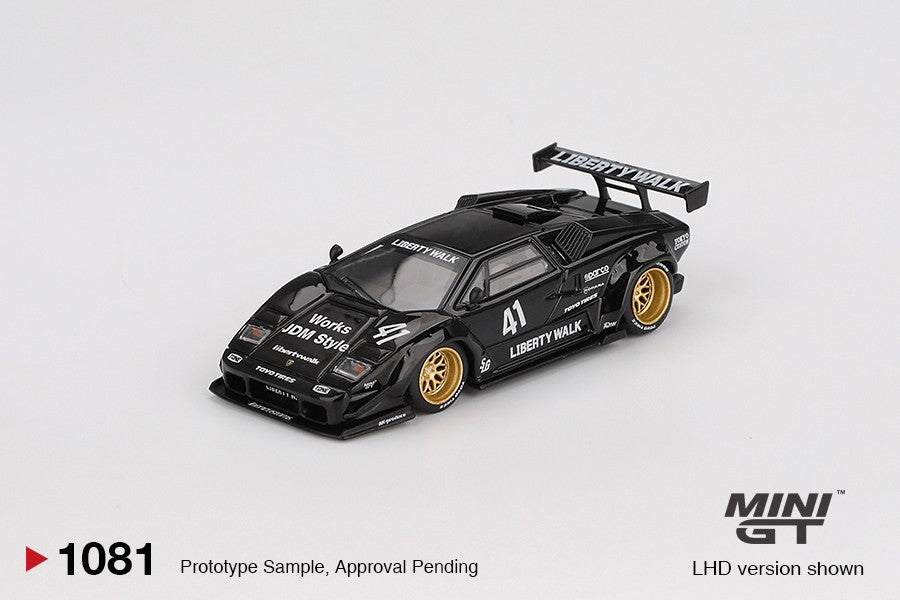 Mini GT  Lamborghini Countach LB-WORKS Black