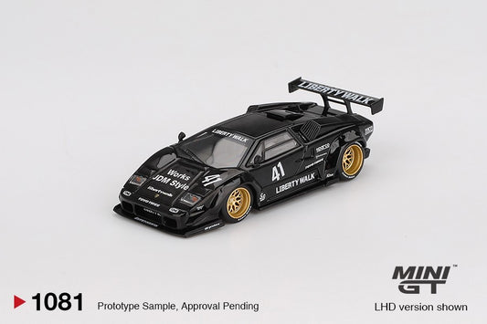 Mini GT  Lamborghini Countach LB-WORKS Black