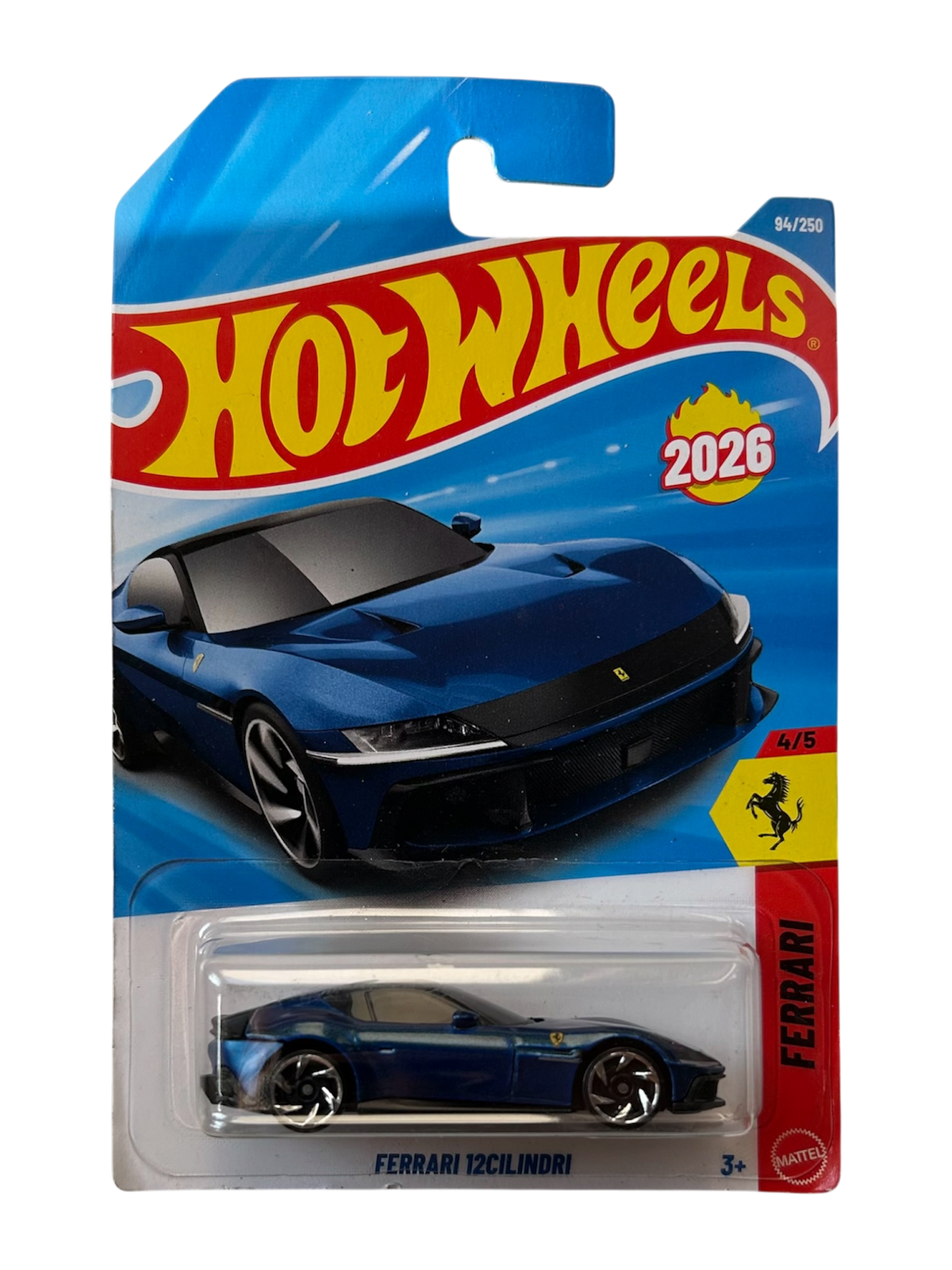 Hot Wheels  Ferrari 12Cilindri (Ferrari) Blue