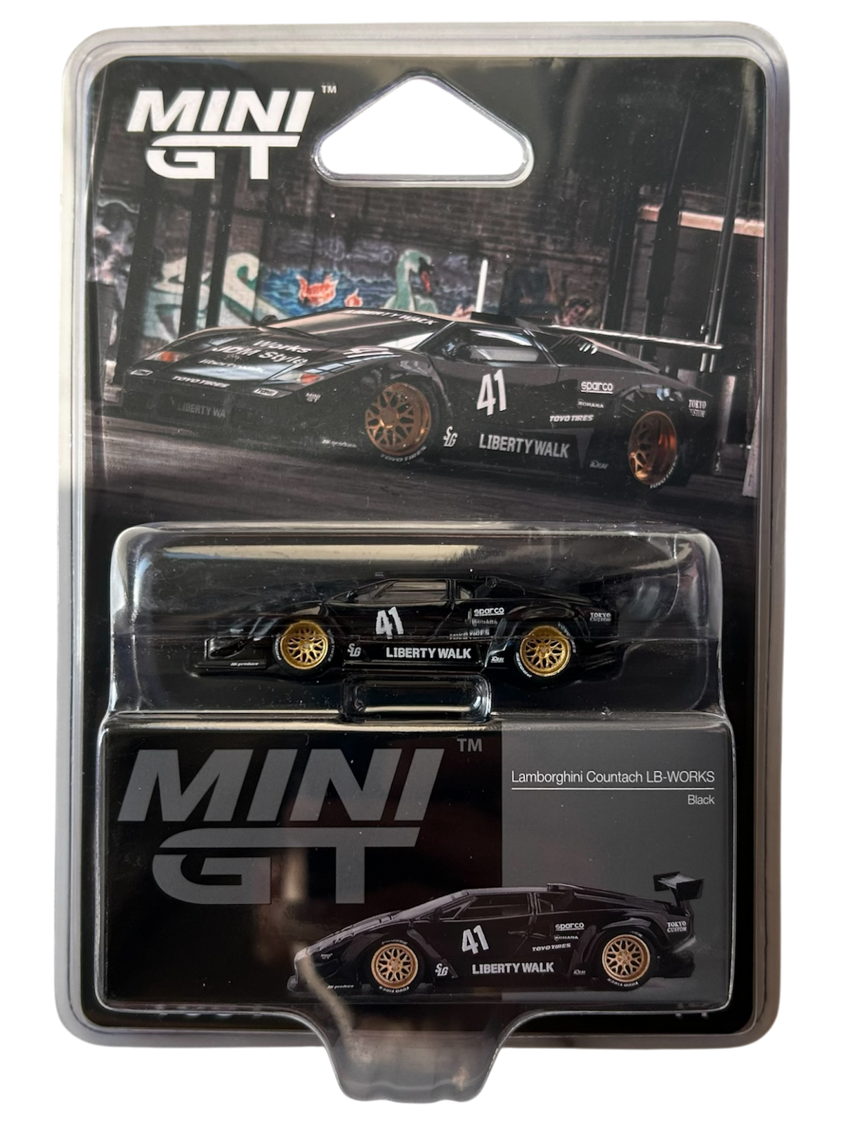 Mini GT  Lamborghini Countach LB-WORKS Black